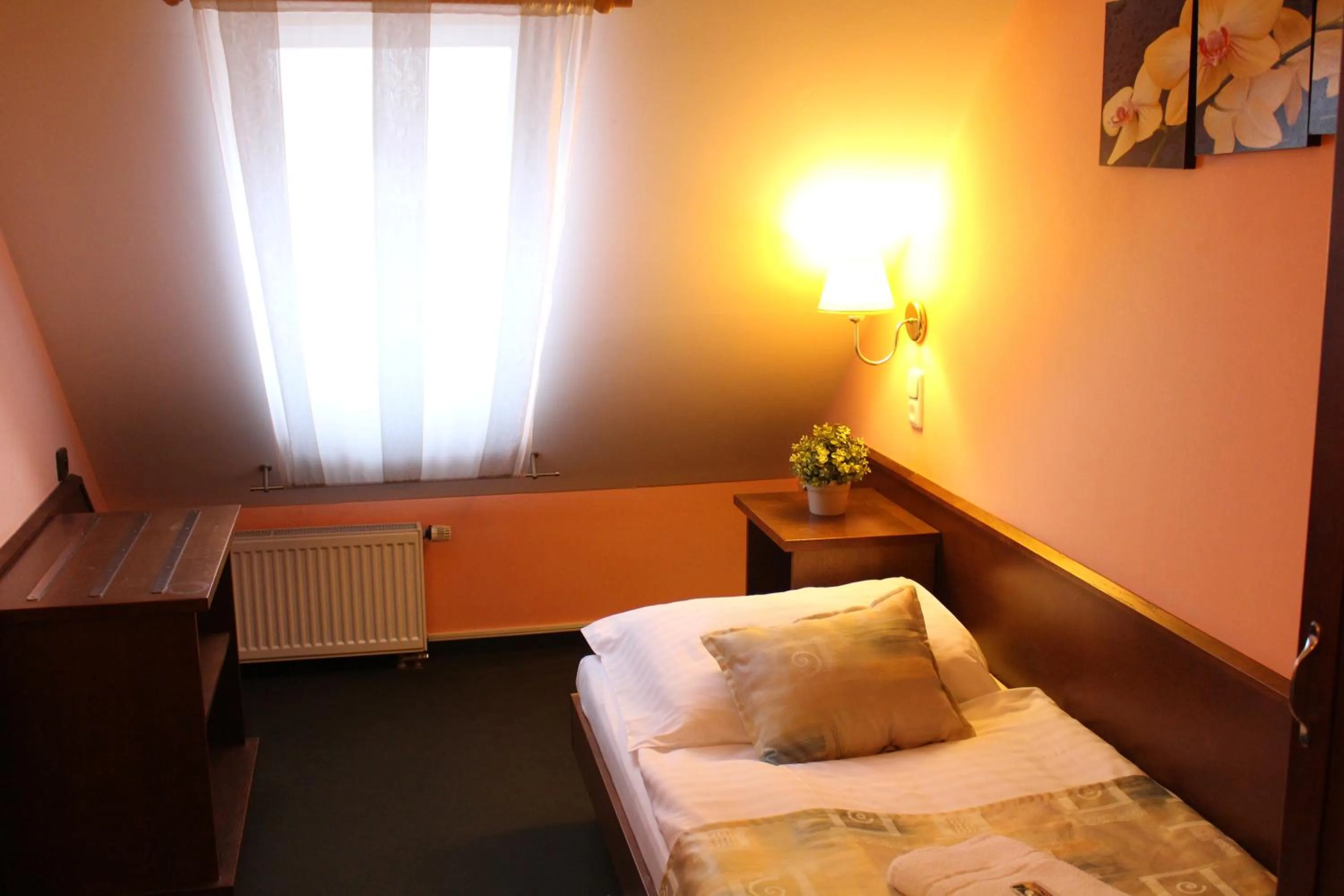 Bed in Zámecký Hotel Zlatý Orel