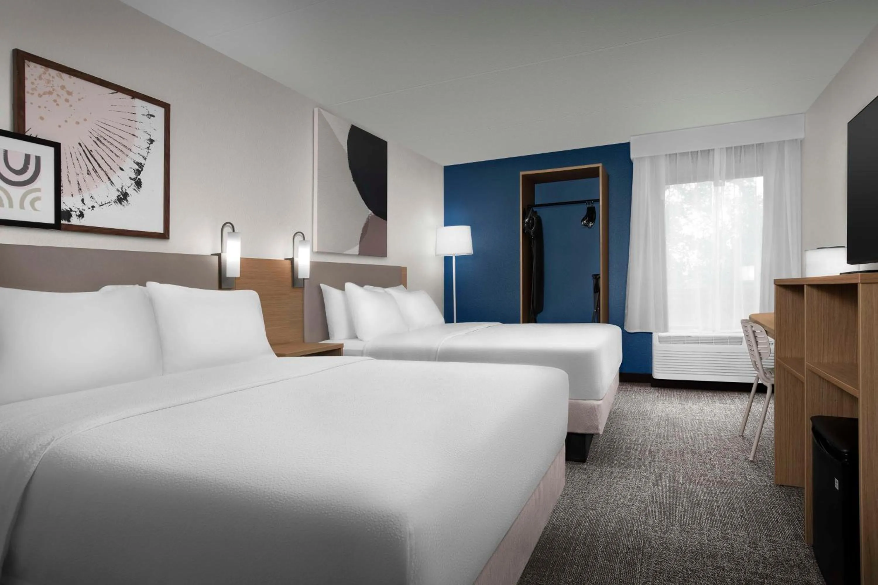 Bed in Spark By Hilton San Antonio Northwest Near Six Flags