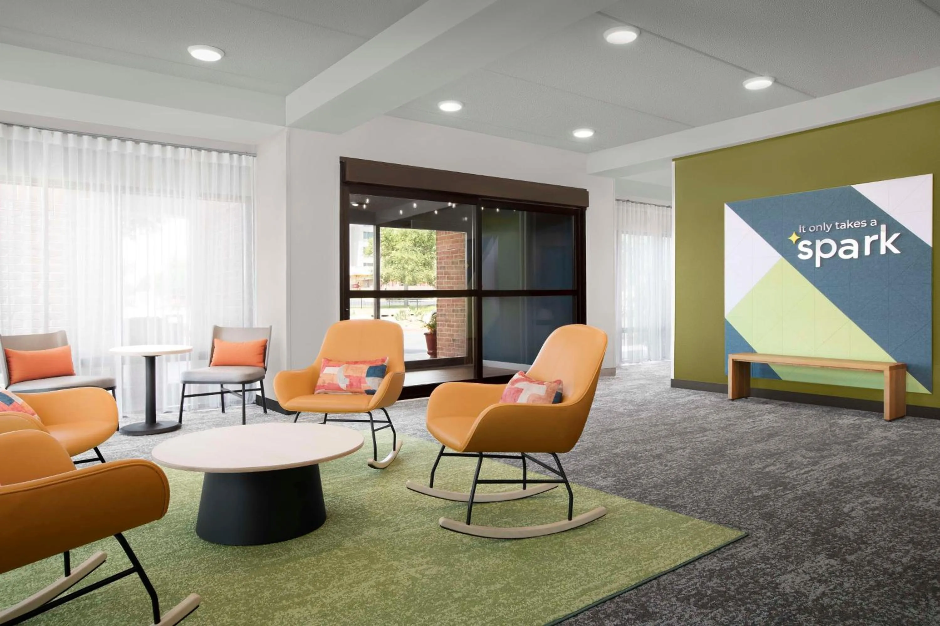 Lobby or reception in Spark By Hilton San Antonio Northwest Near Six Flags