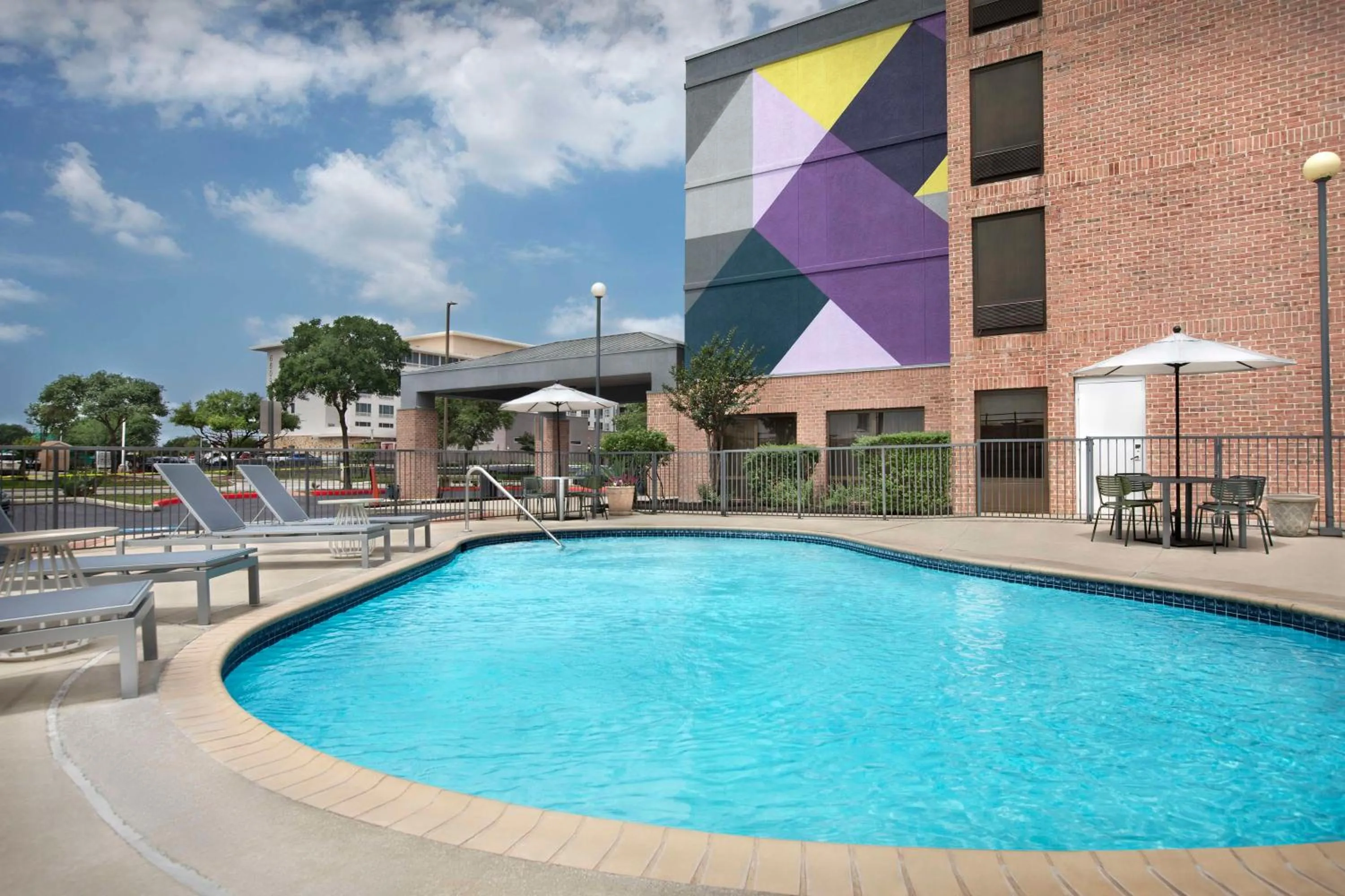Pool view in Spark By Hilton San Antonio Northwest Near Six Flags