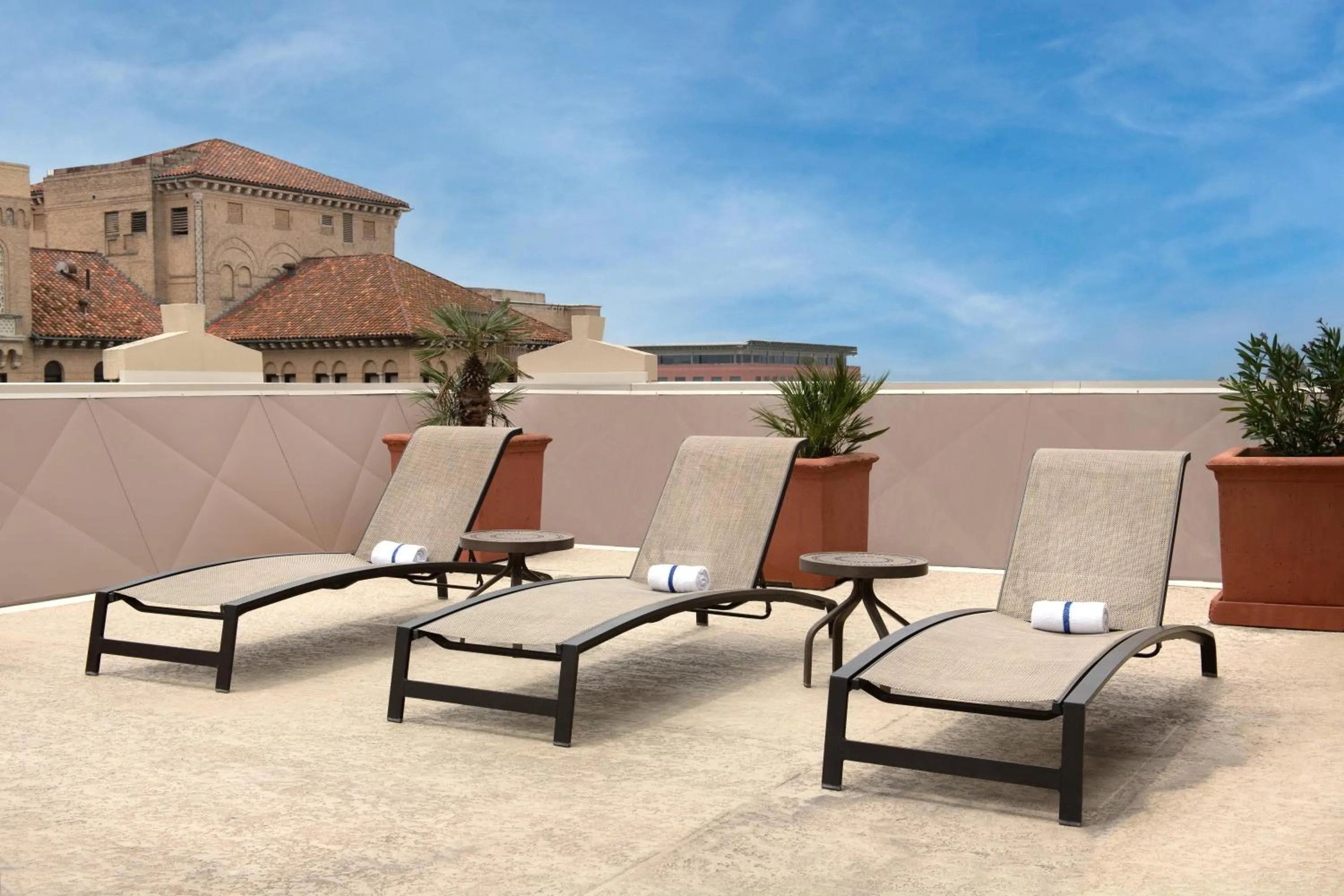 Pool view in Spark By Hilton San Antonio Airport