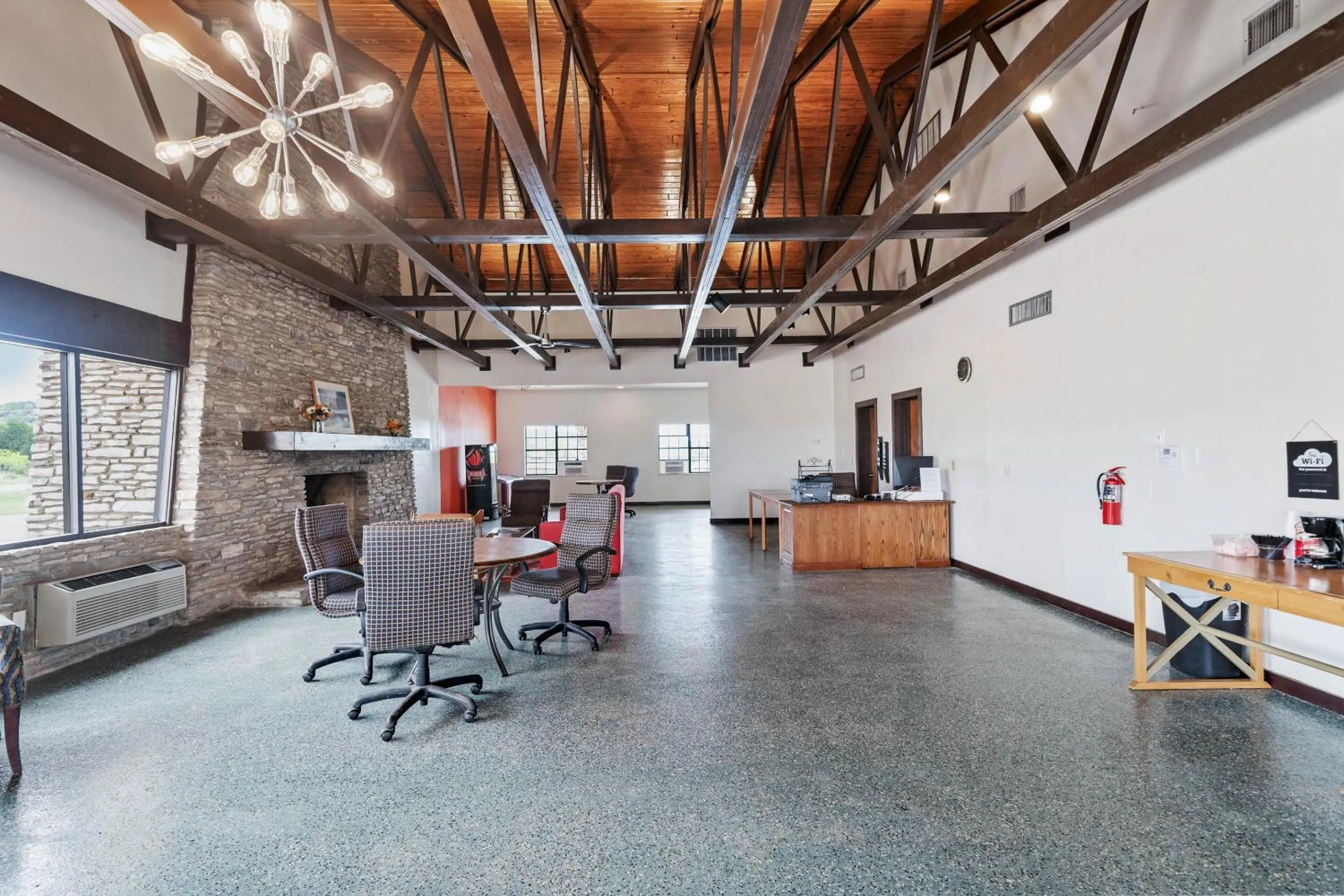 Lobby or reception in Segovia Lodge Junction TX I -10
