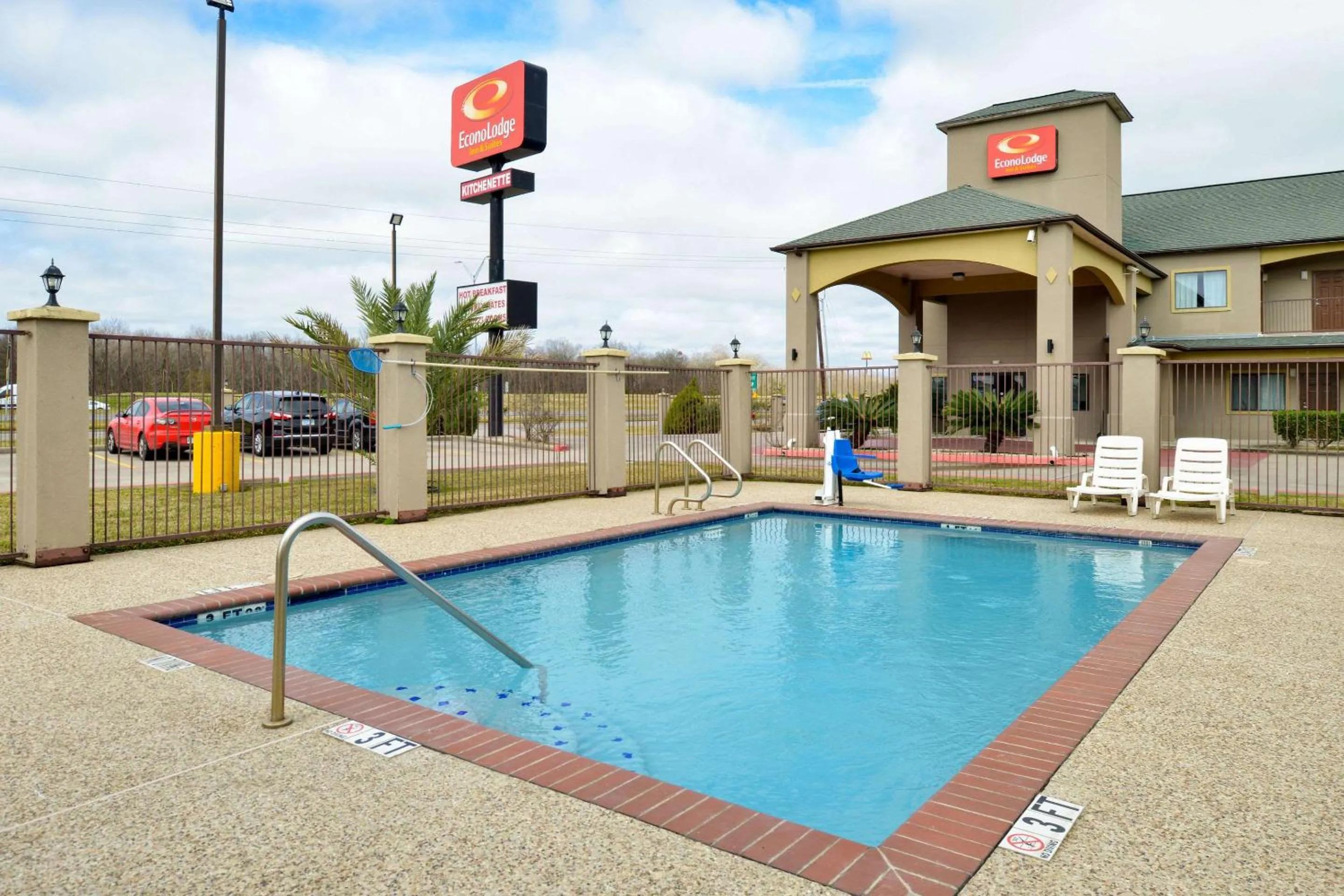 On site in Econo Lodge Inn & Suites Port Arthur near Sabine Pass