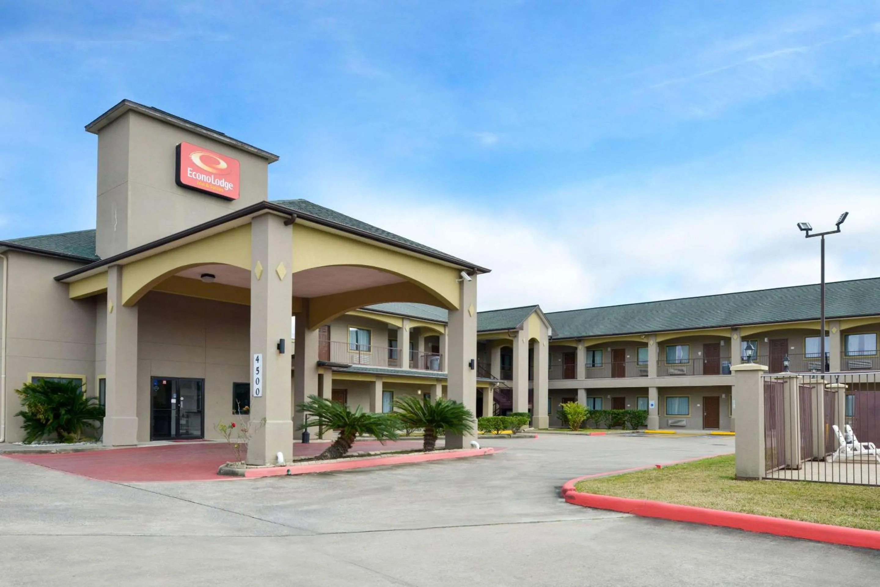Property building in Econo Lodge Inn & Suites Port Arthur near Sabine Pass