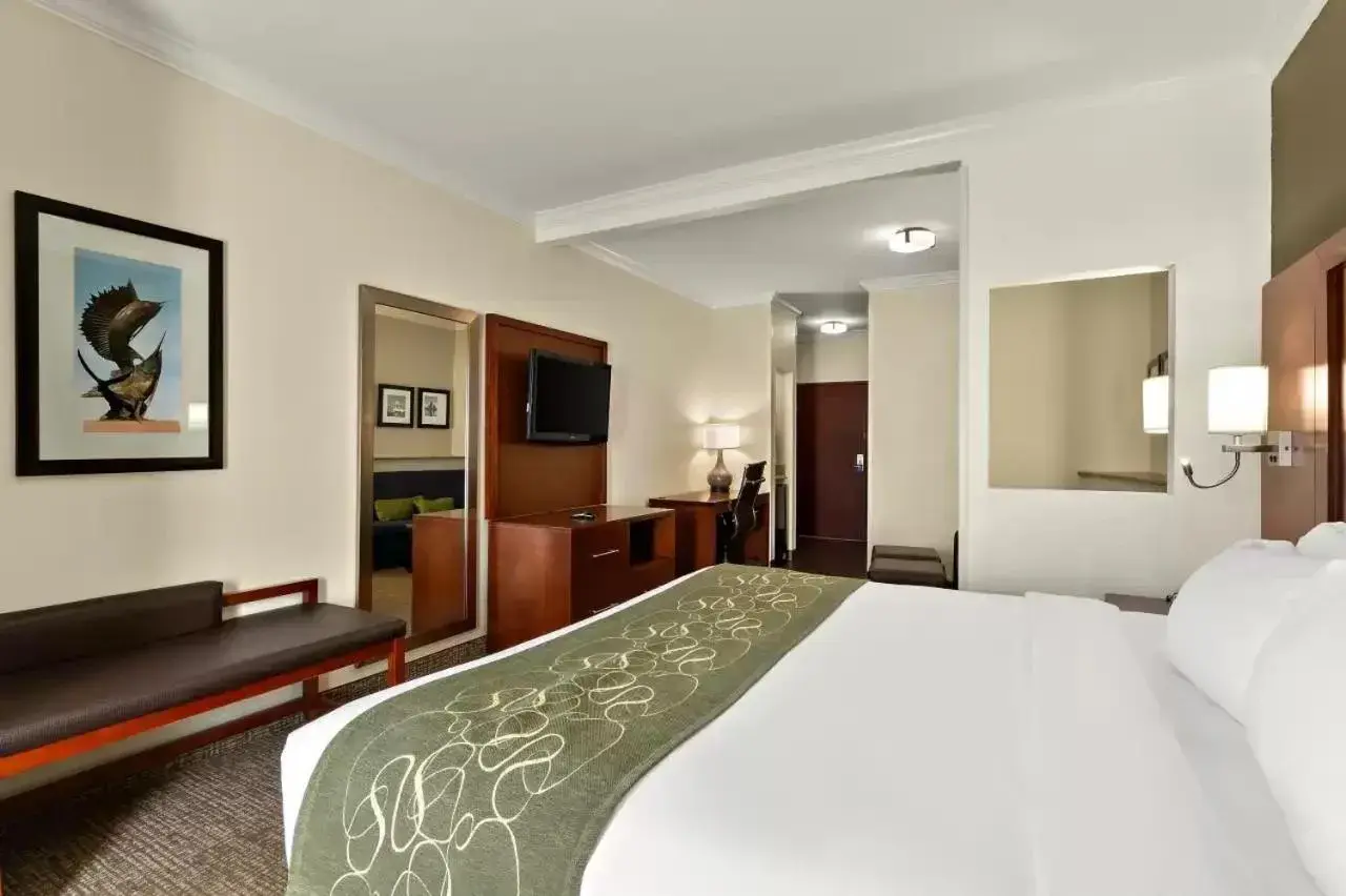 King Suite with Balcony - Non-Smoking in Comfort Suites Corpus Christi Central King Suite with Balcony - Non-Smoking in Comfort Suites Corpus Christi Central