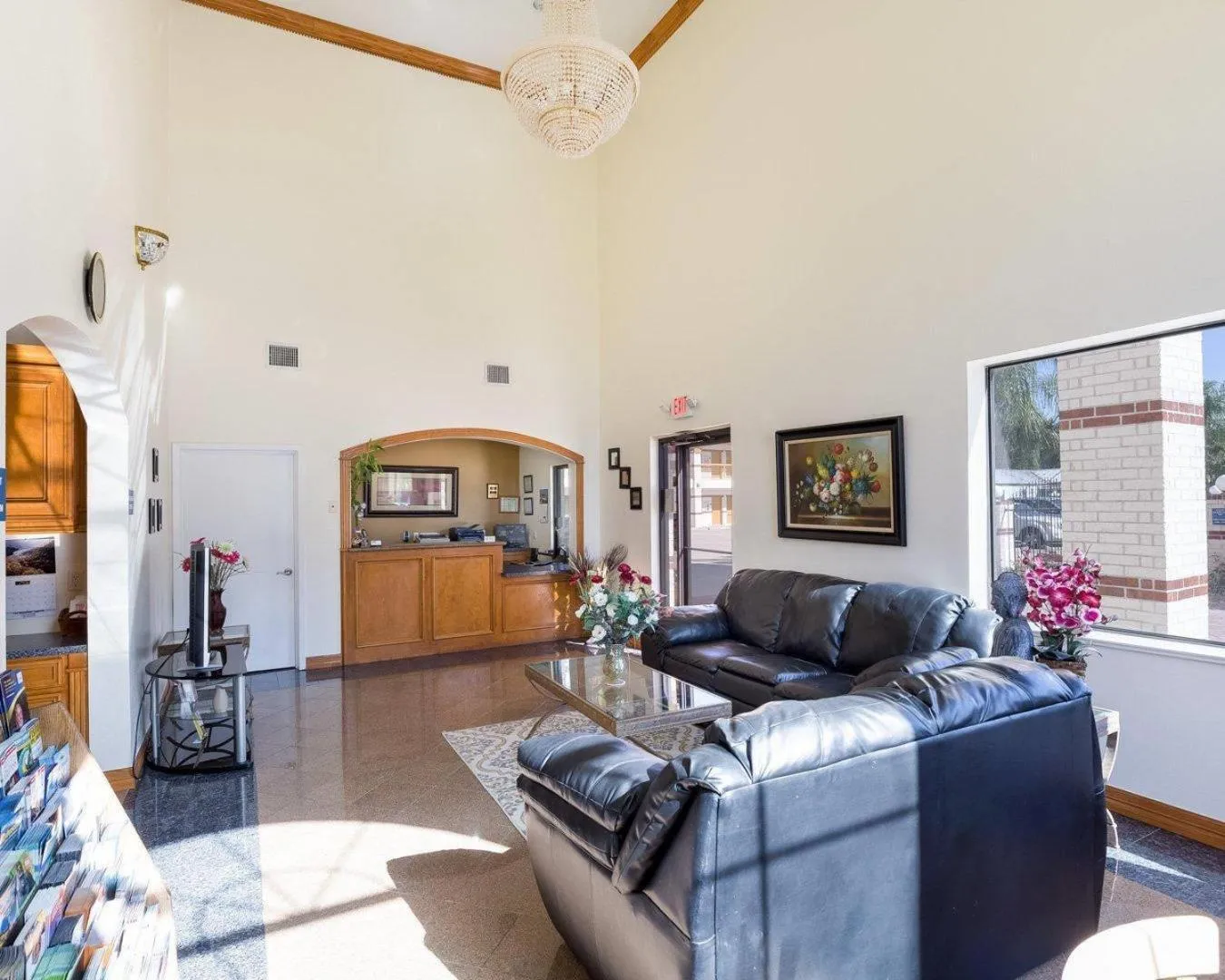 Lobby or reception in Rodeway Inn & Suites Humble IAH