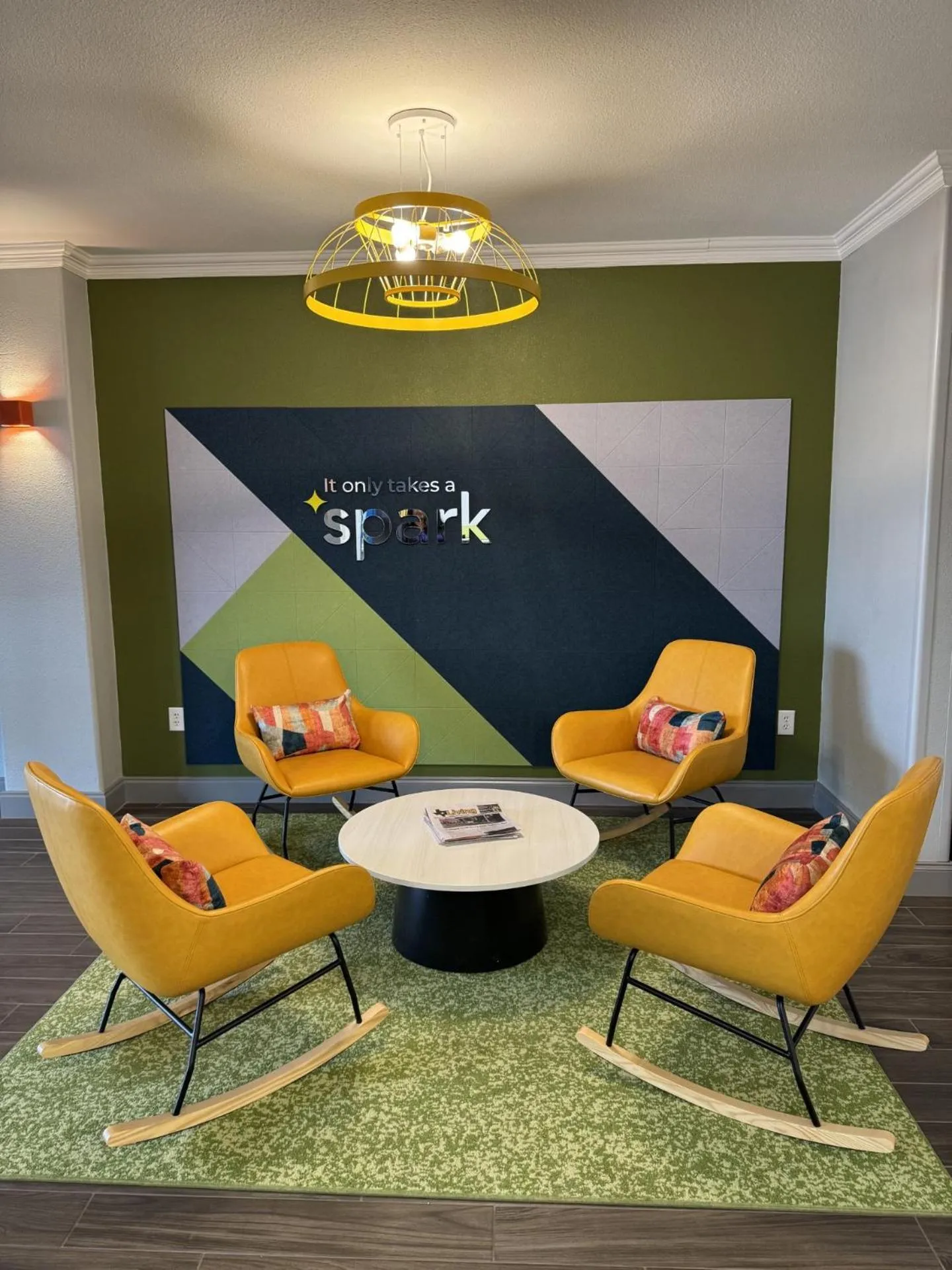Seating area in Spark by Hilton Killeen