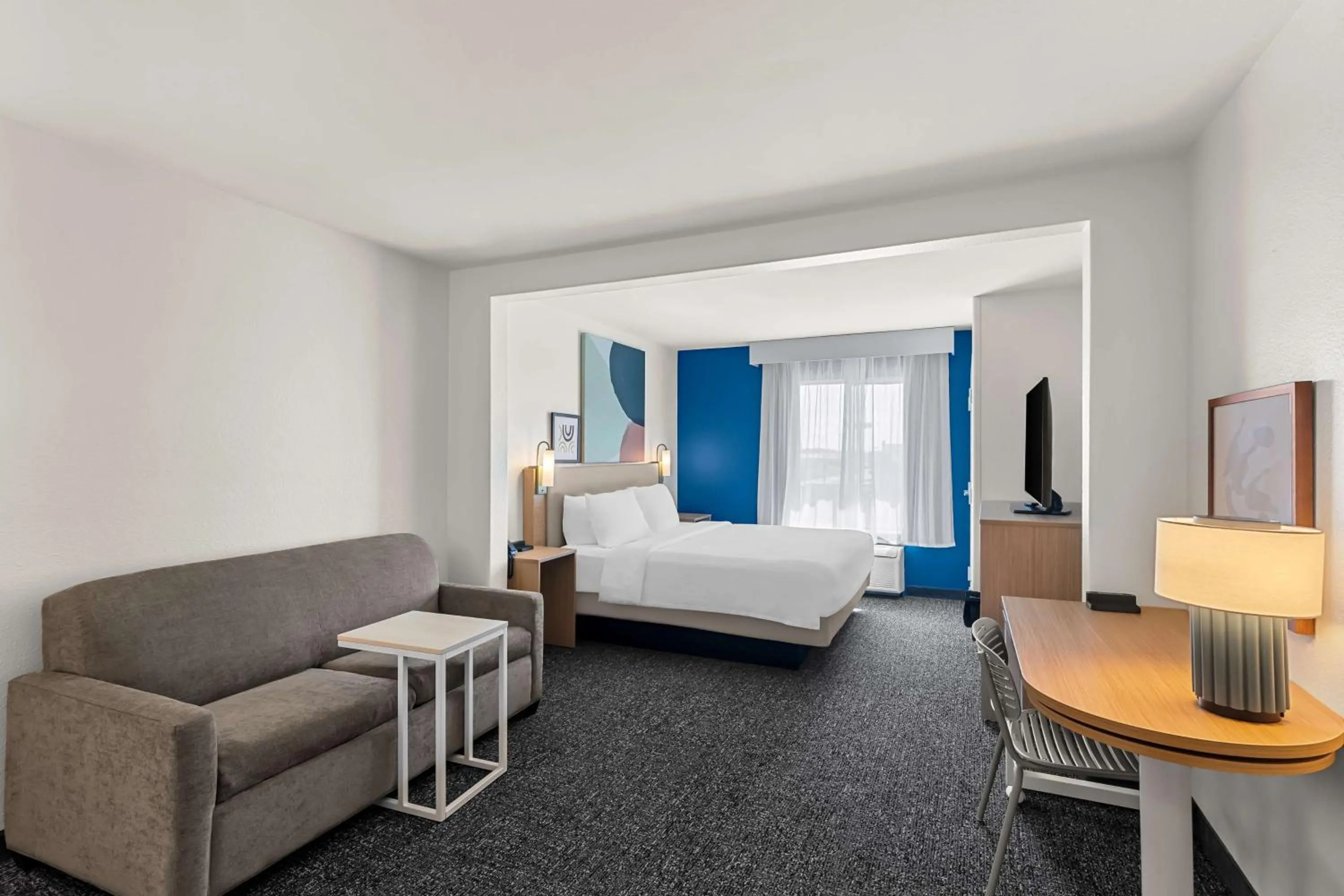 Living room, Bed in Spark by Hilton Killeen