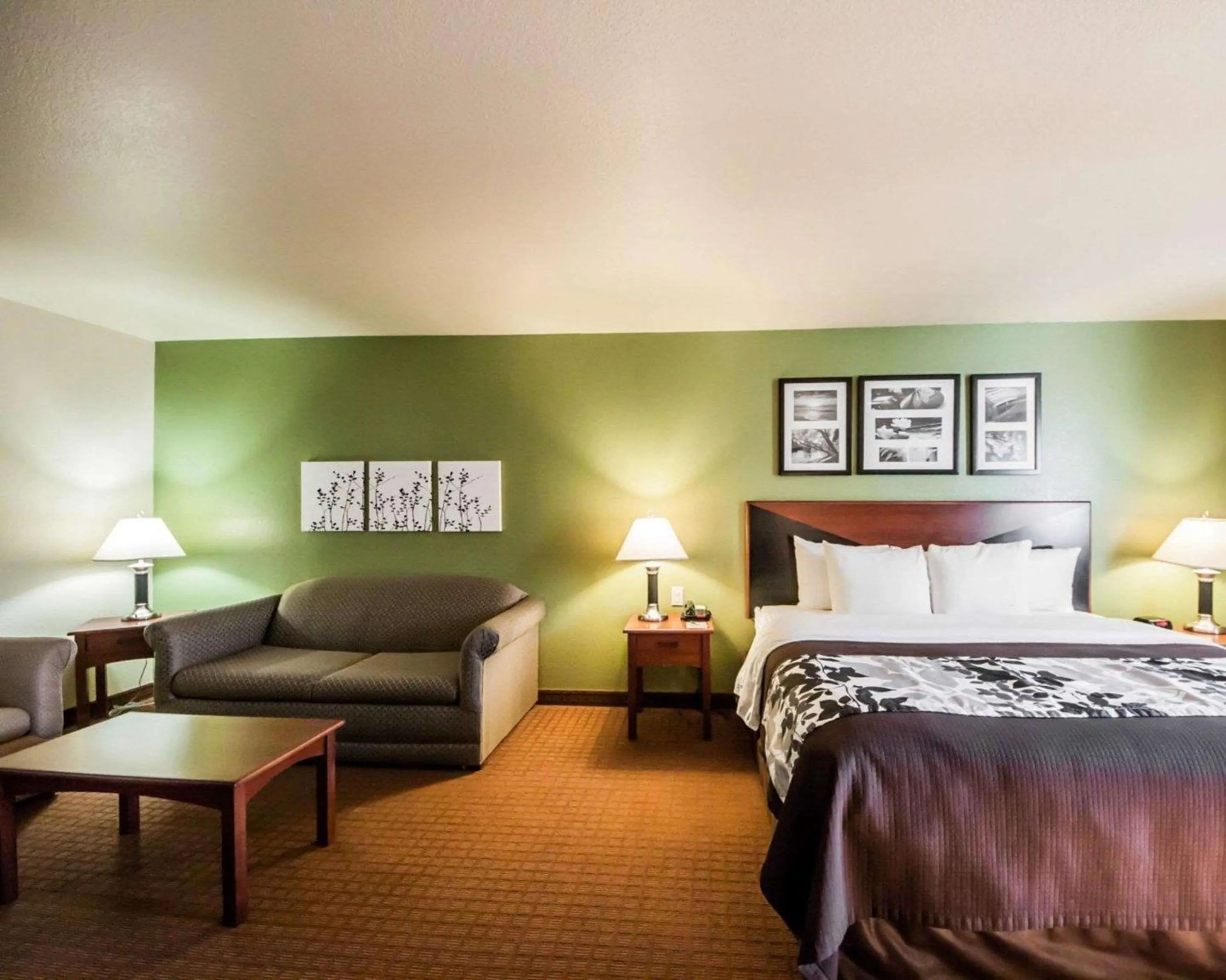 Photo of the whole room, Bed in Sleep Inn & Suites Shamrock