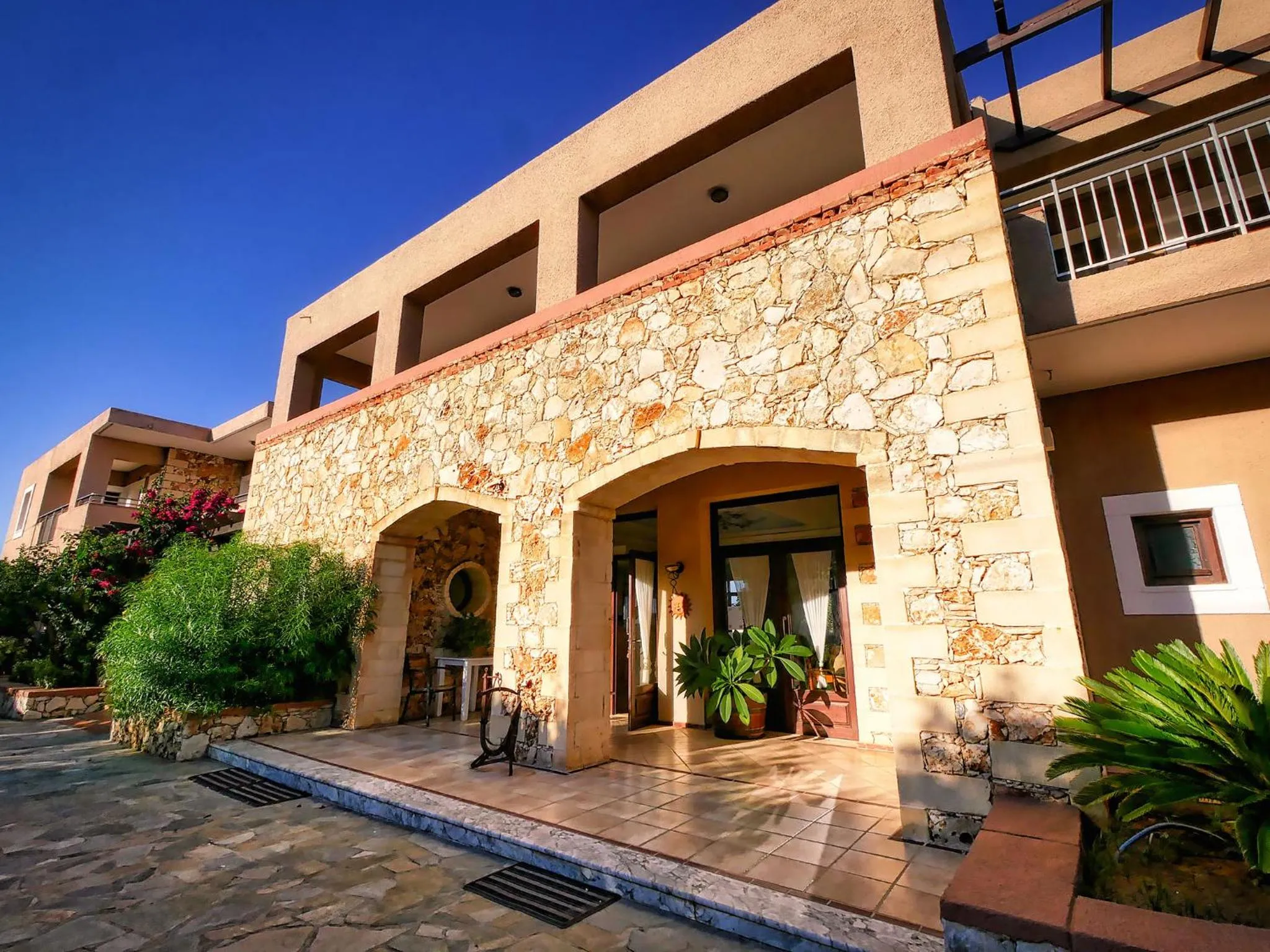 Facade/entrance in Areti Aparthotel