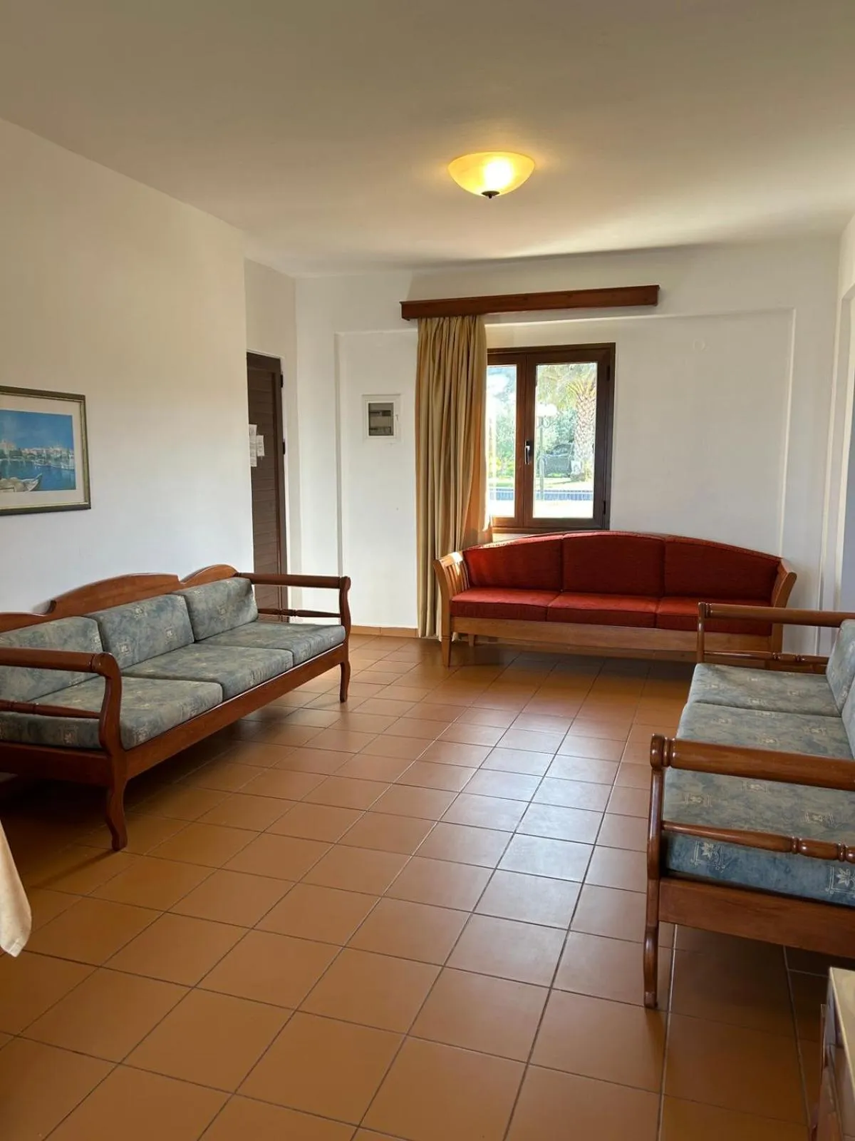 Living room, Bed in Areti Aparthotel