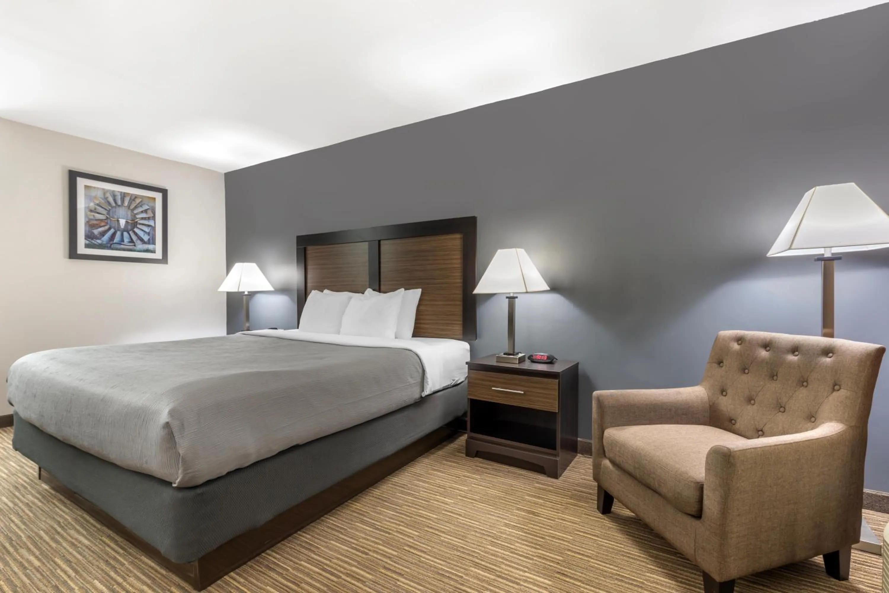 Bed in Quality Inn Gainesville