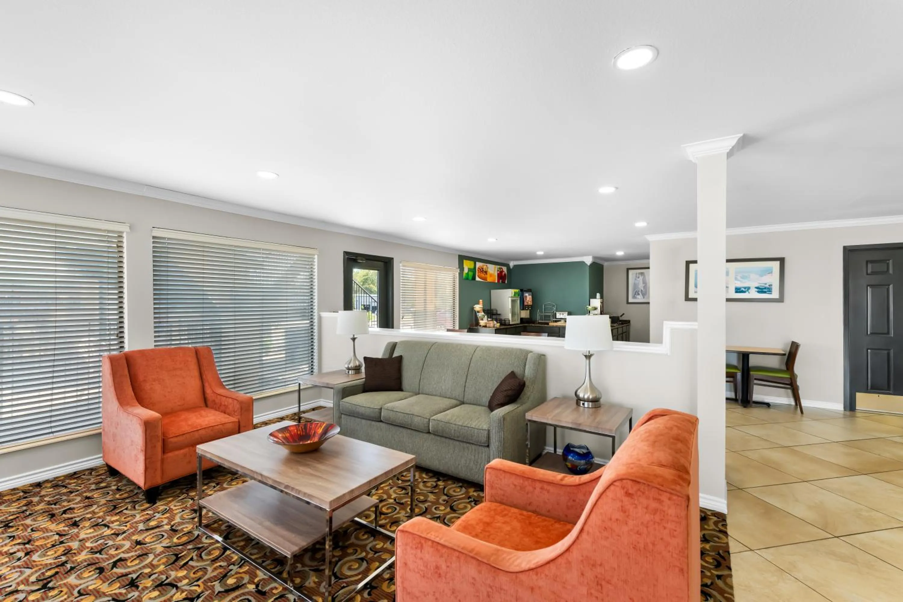 Lobby or reception in Quality Inn Marshall