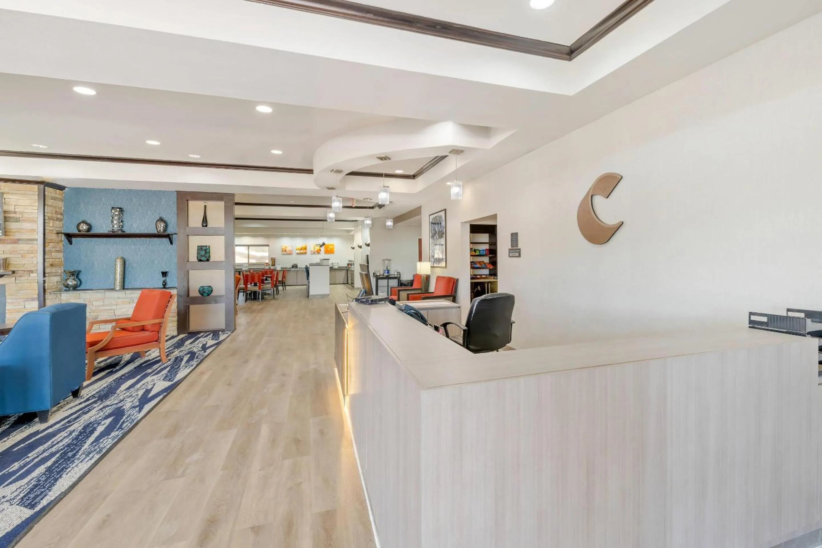 Lobby or reception in Comfort Suites Pecos