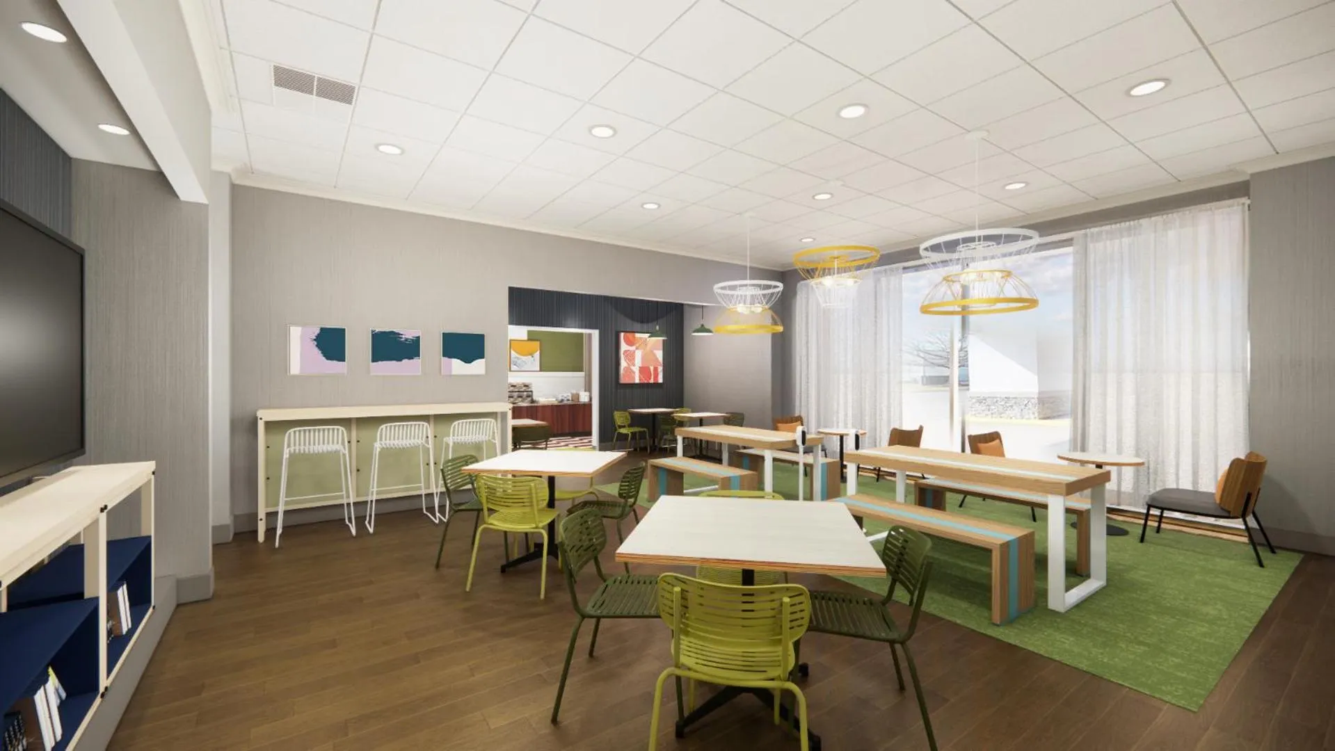 Dining area in Spark By Hilton Longview