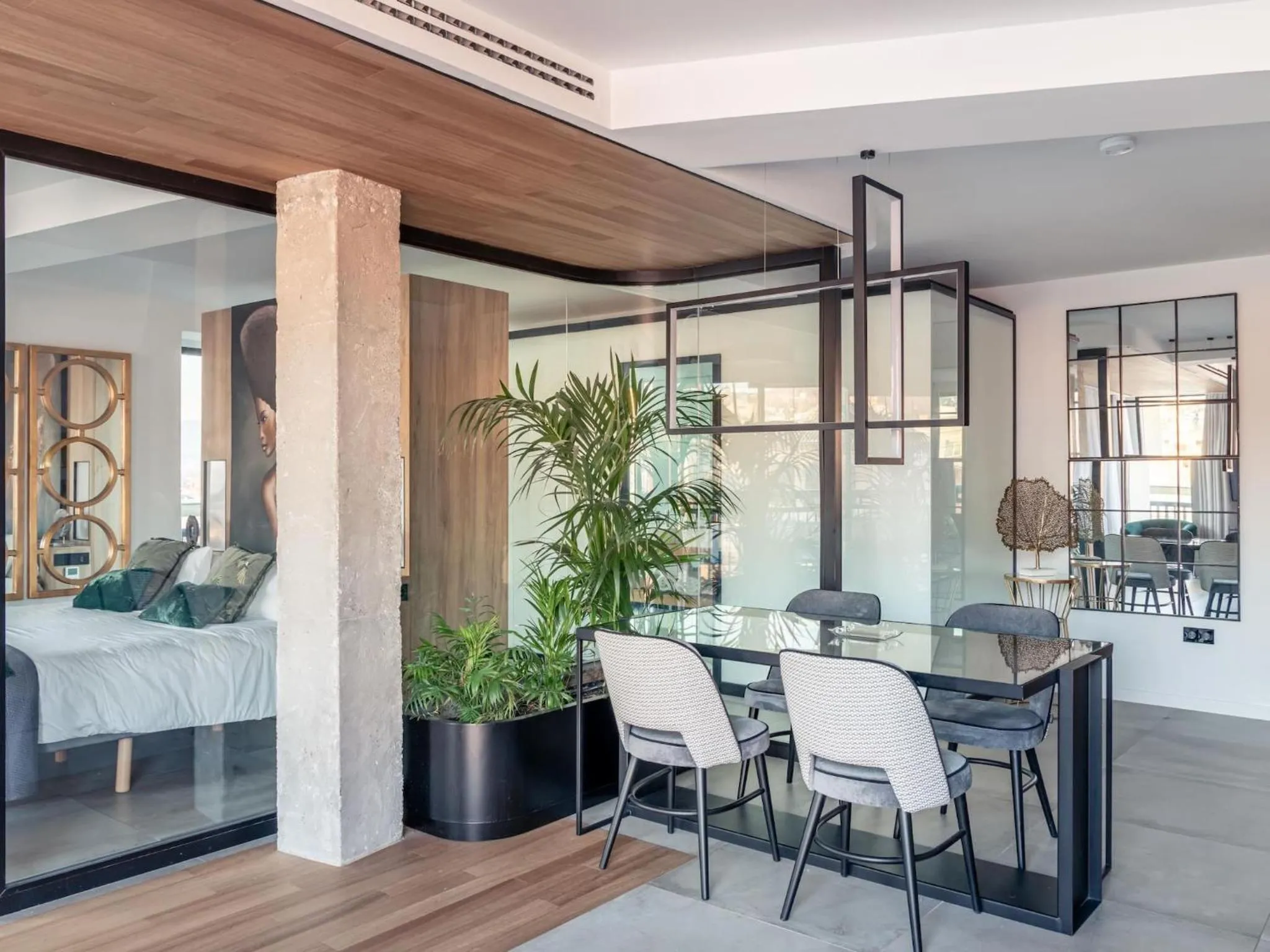 Living room in ChezmoiHomes Luxury Alhambra Penthouse Collection