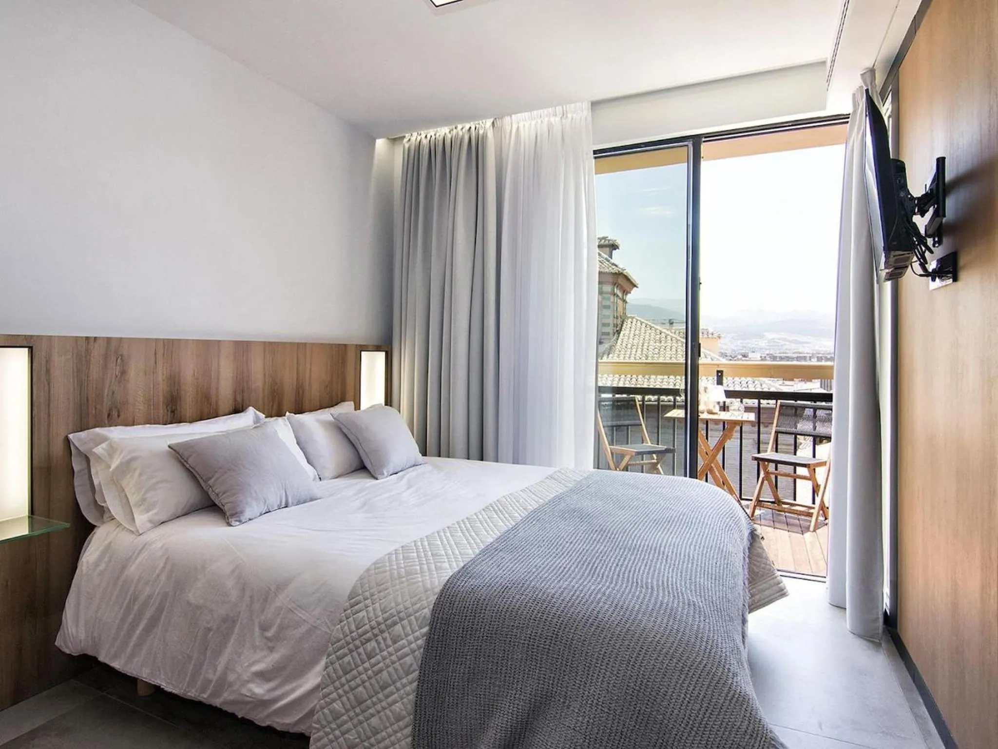 Bed in ChezmoiHomes Luxury Alhambra Penthouse Collection