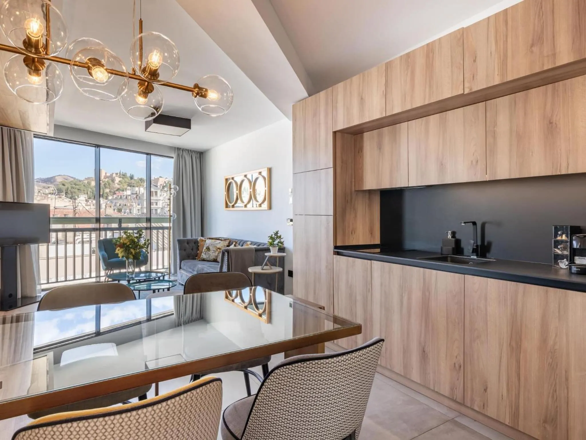Kitchen or kitchenette in ChezmoiHomes Luxury Alhambra Penthouse Collection