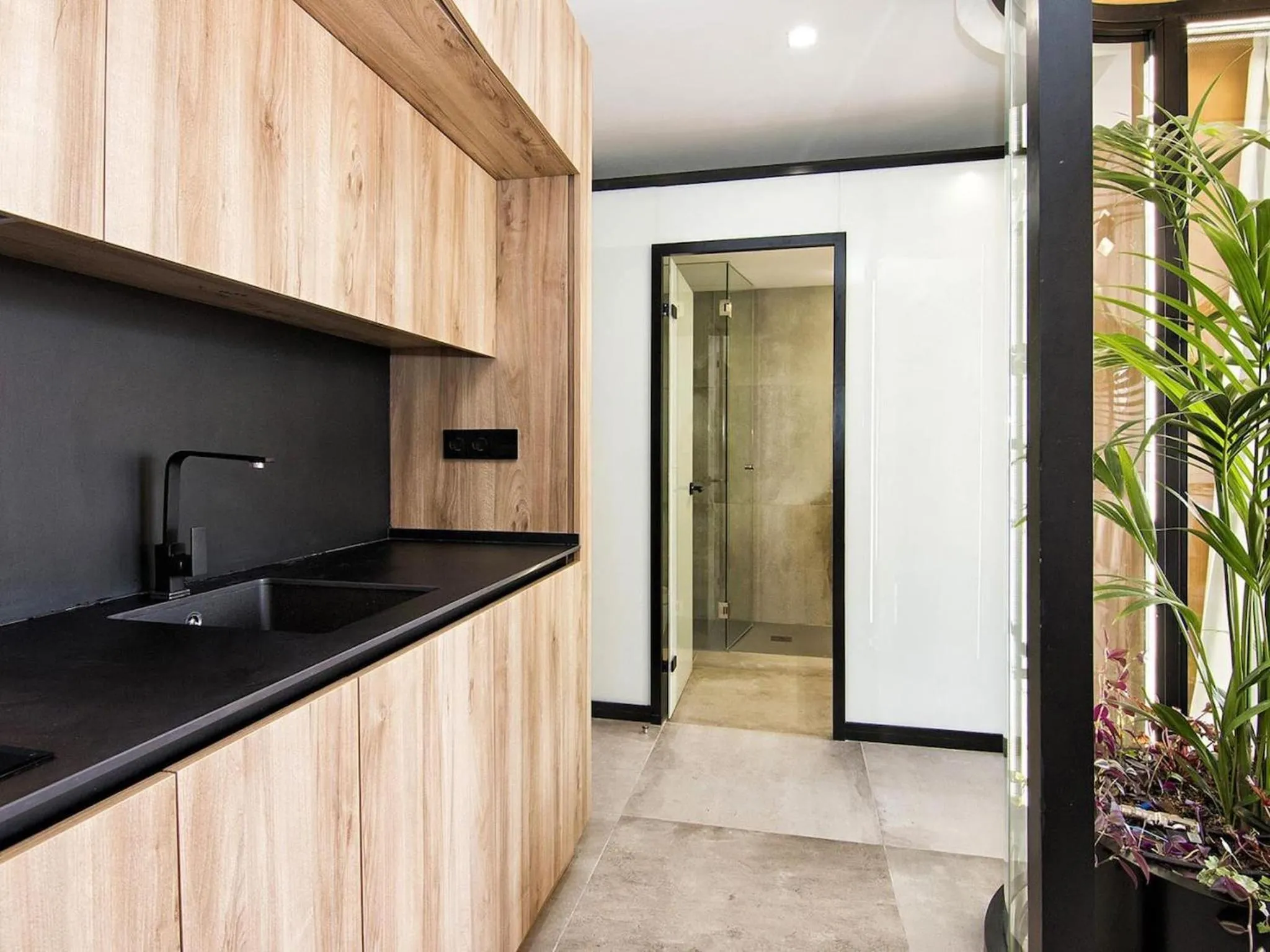 Kitchen or kitchenette in ChezmoiHomes Luxury Alhambra Penthouse Collection