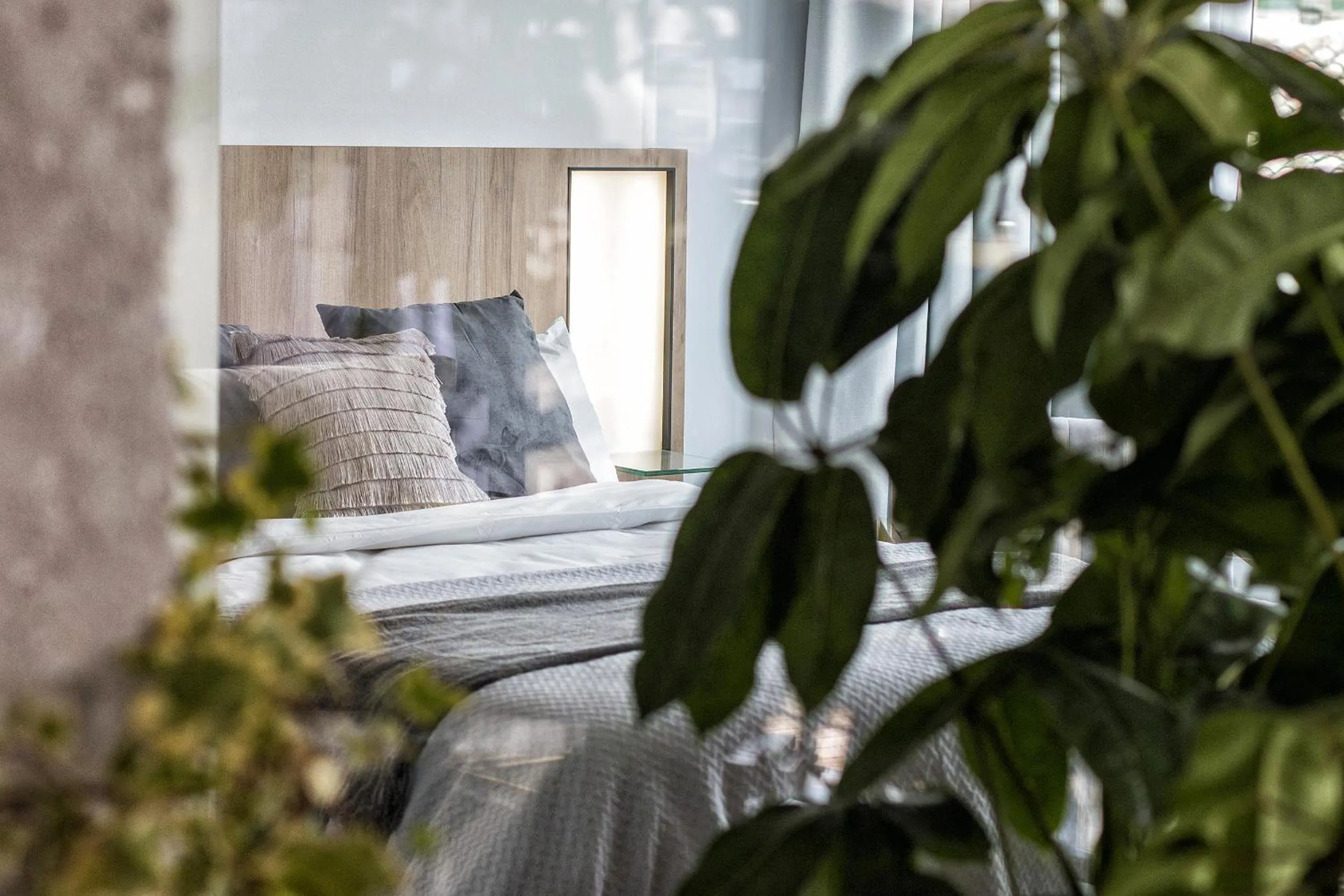 Bed in ChezmoiHomes Luxury Alhambra Penthouse Collection