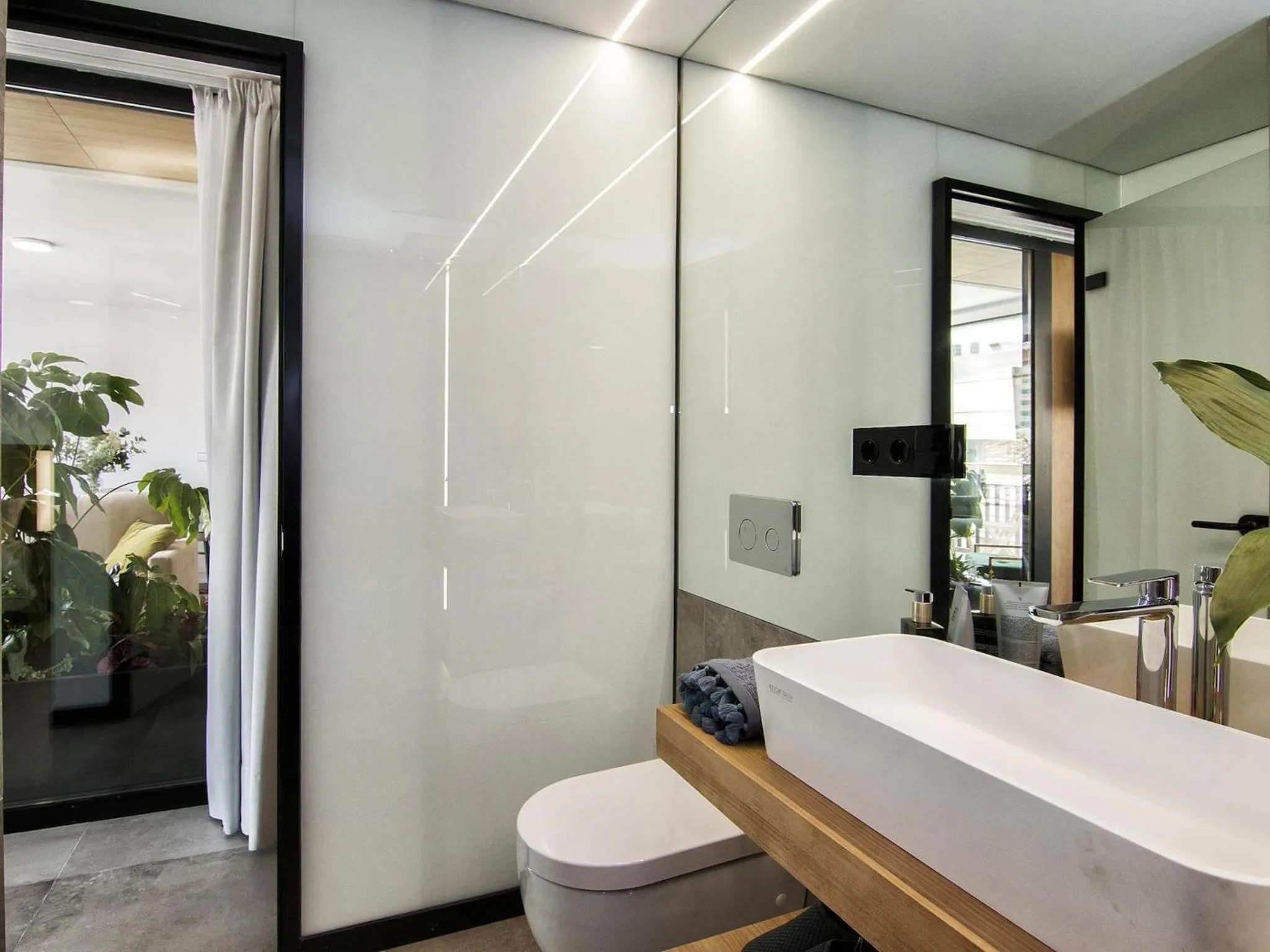 Shower in ChezmoiHomes Luxury Alhambra Penthouse Collection