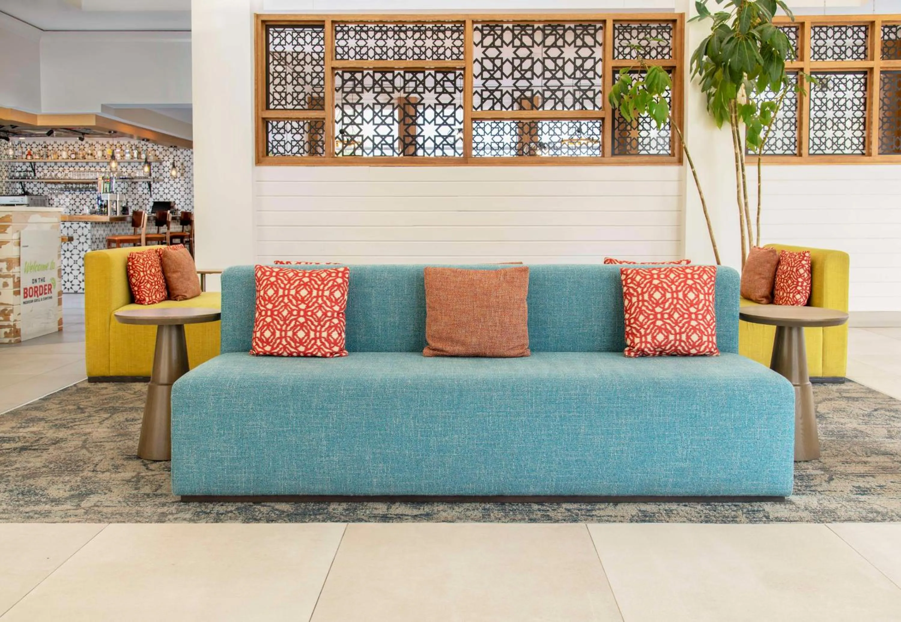 Lobby or reception in Hilton Garden Inn Denver Airport