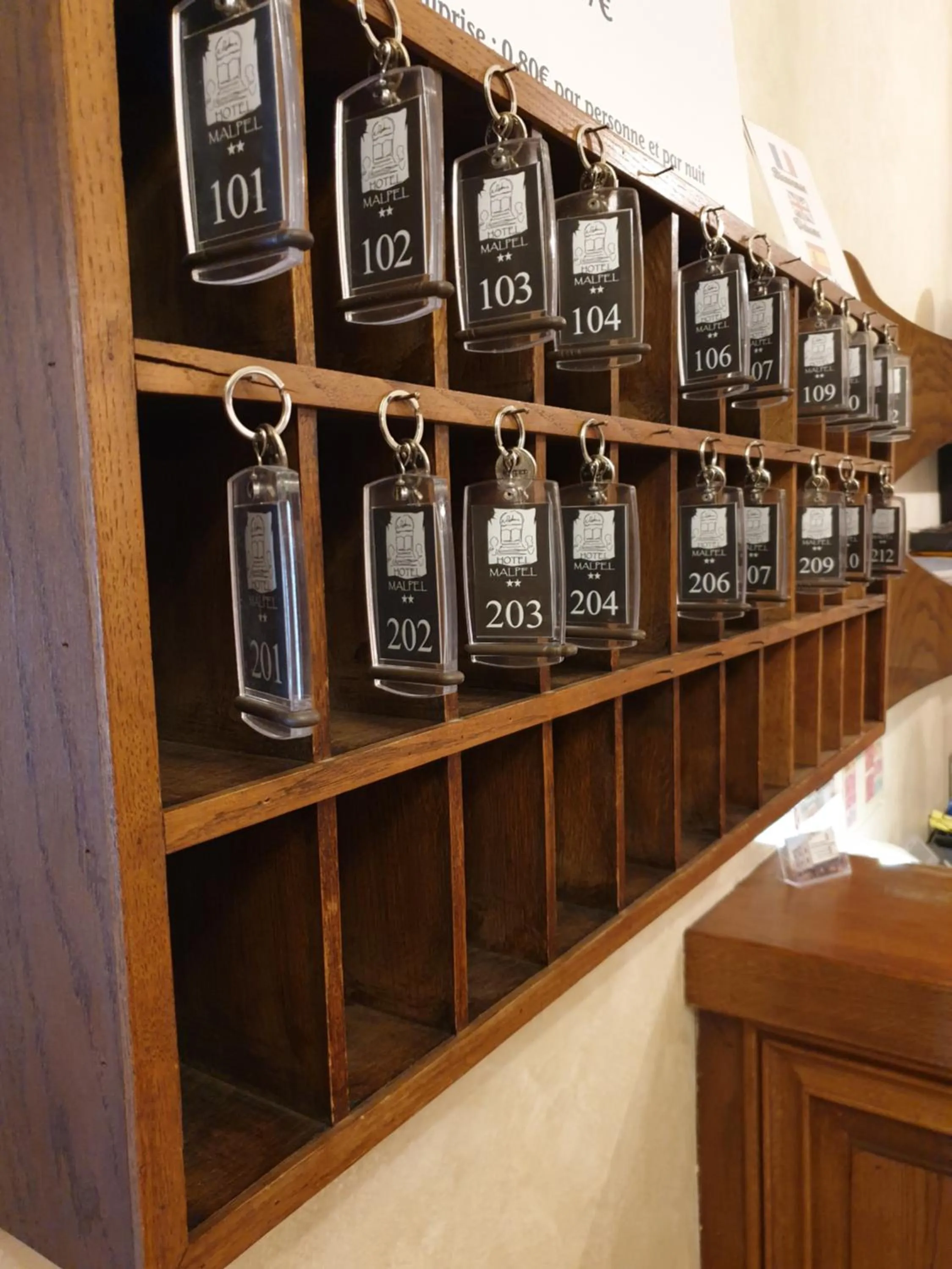 Lobby or reception in Hôtel Malpel