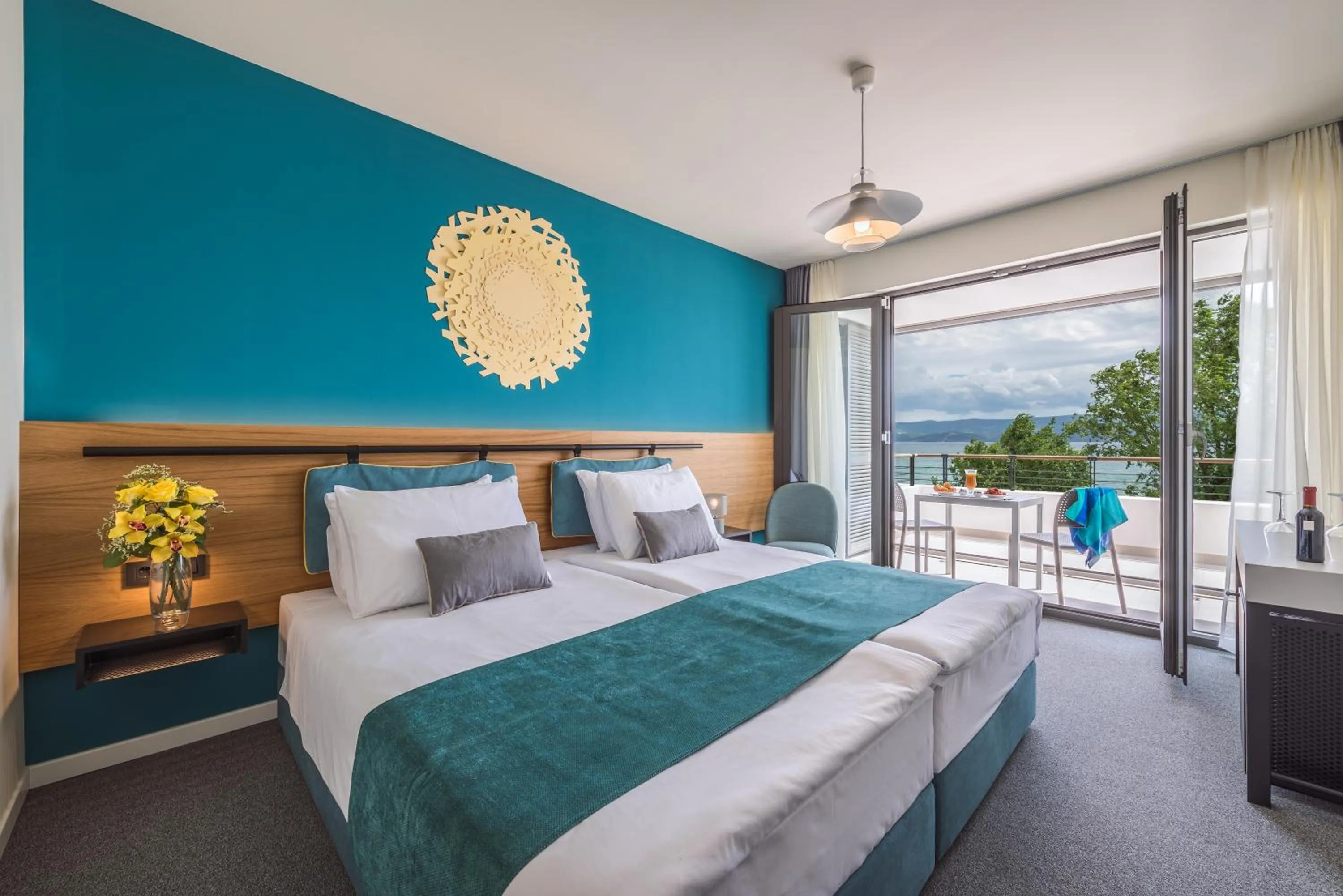 Bedroom, Bed in Hotel Nestos