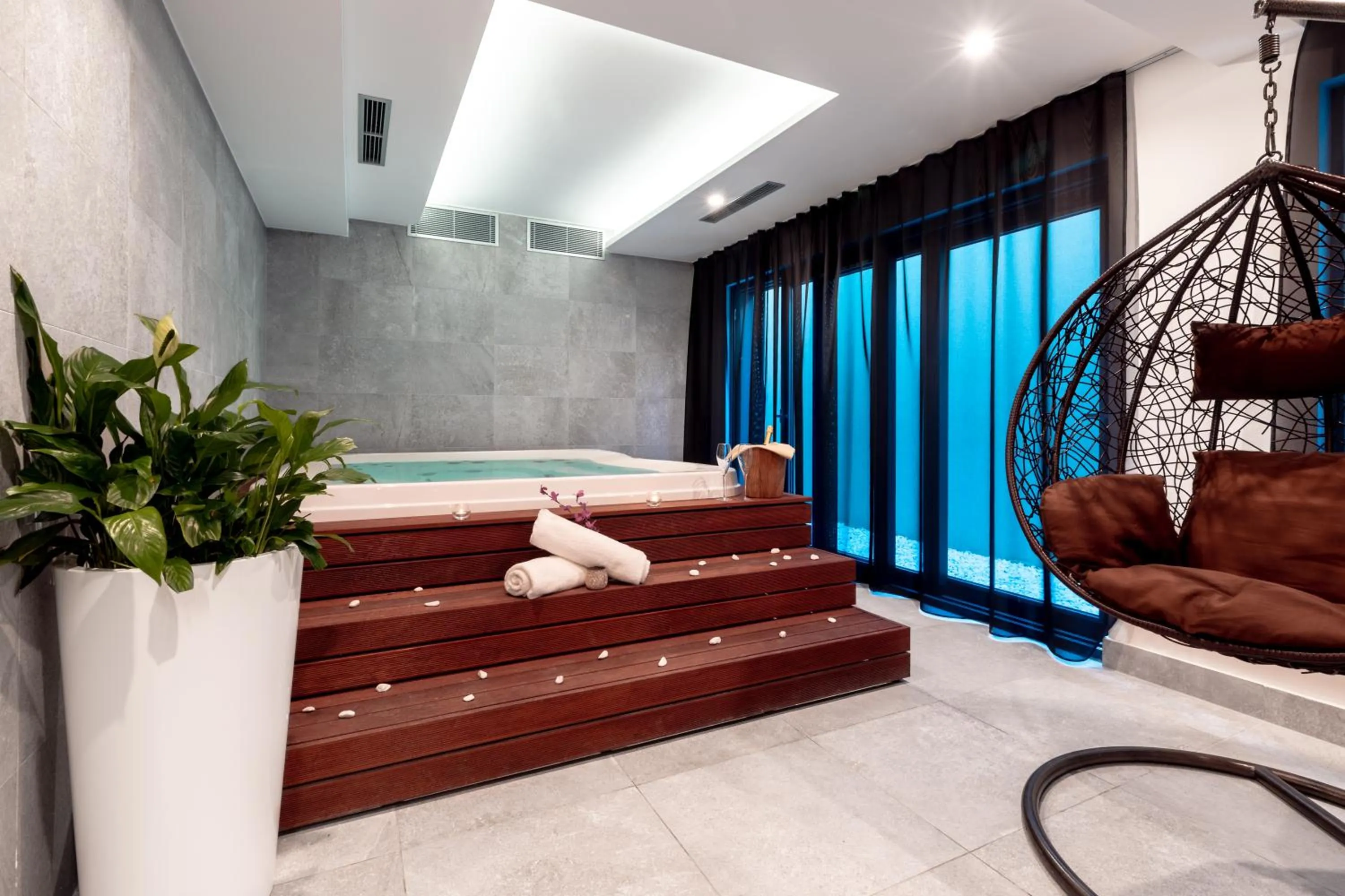Spa and wellness centre/facilities, Bed in Hotel Nestos