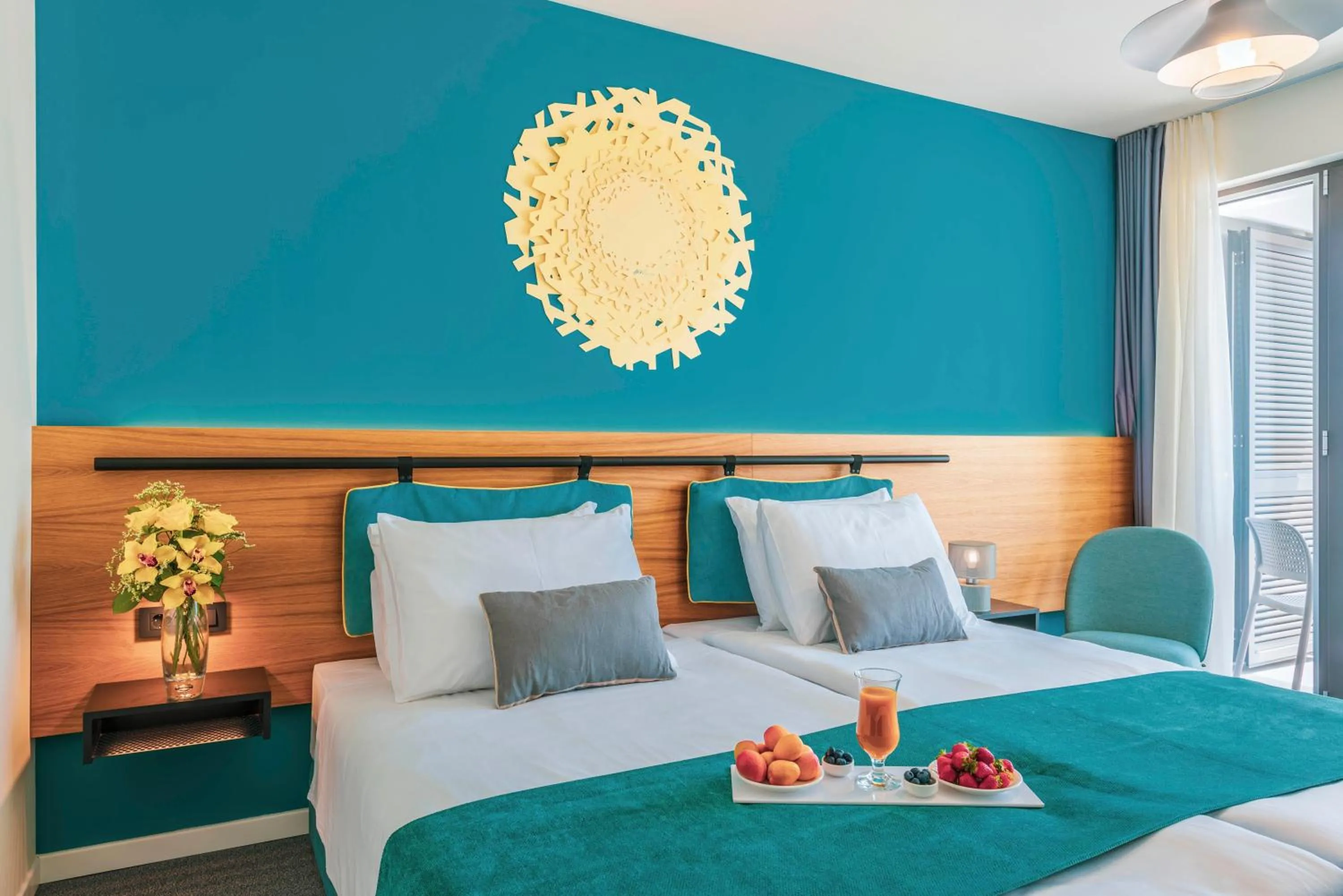 Bedroom, Bed in Hotel Nestos