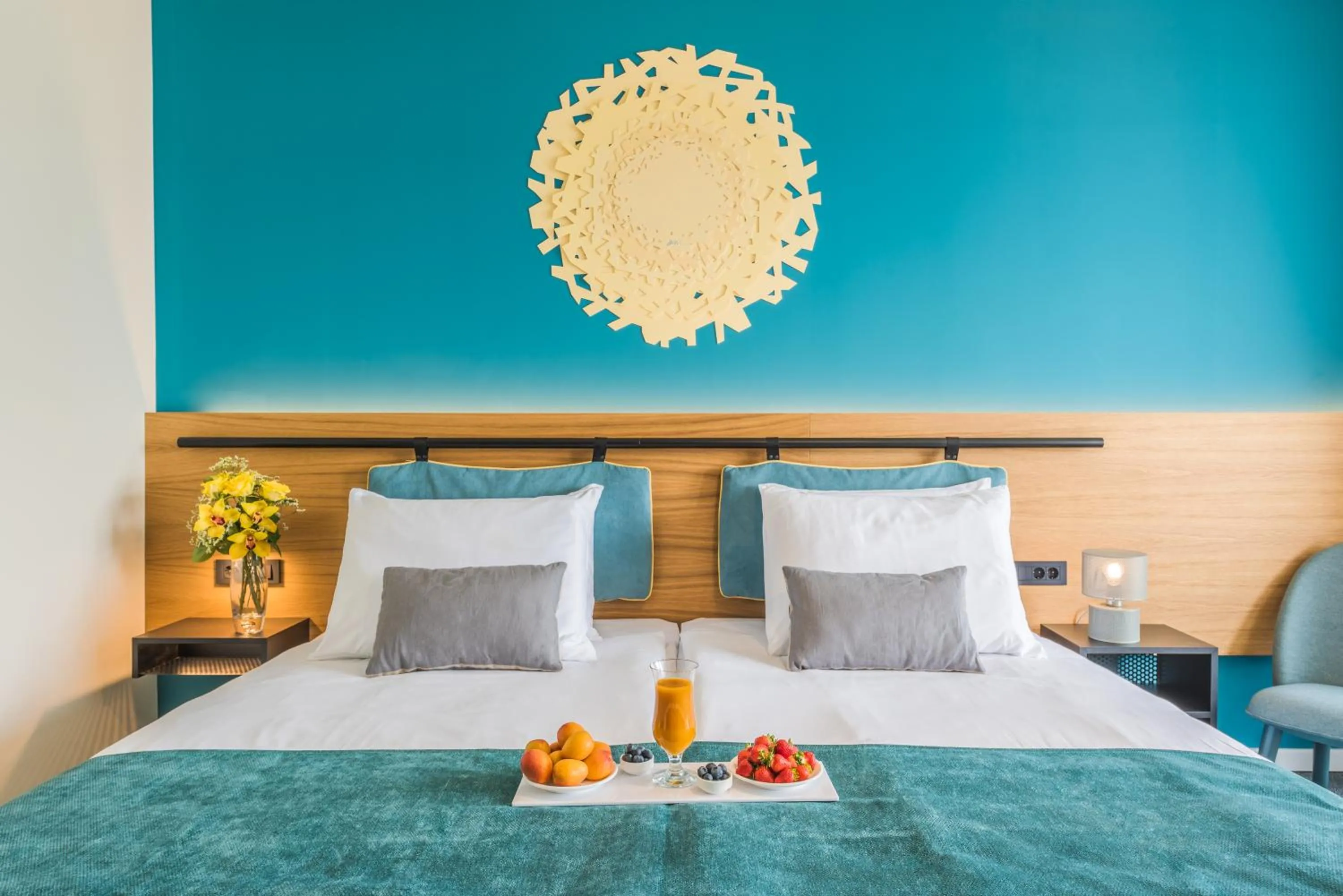 Bedroom, Bed in Hotel Nestos