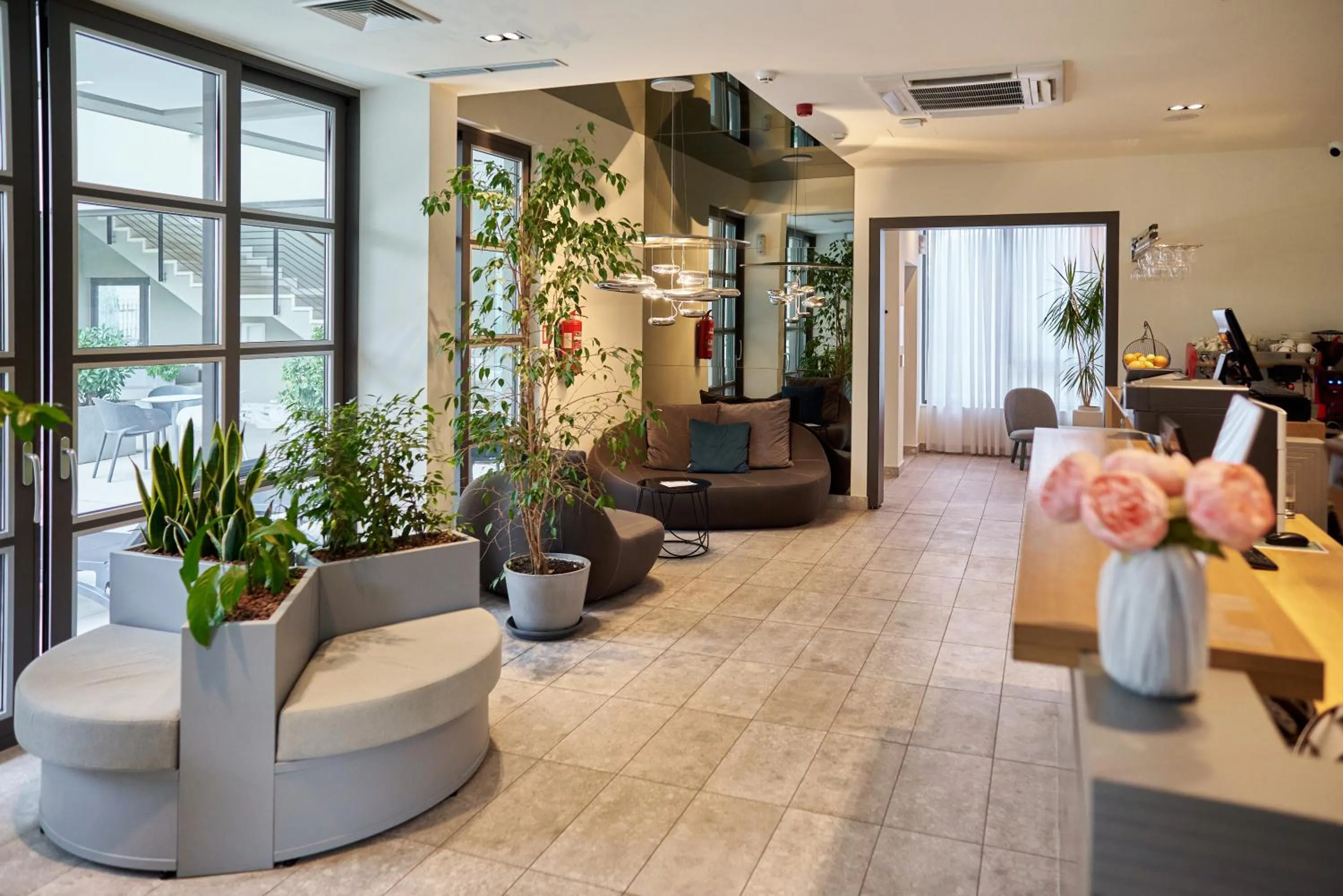 Seating area in Hotel Nestos