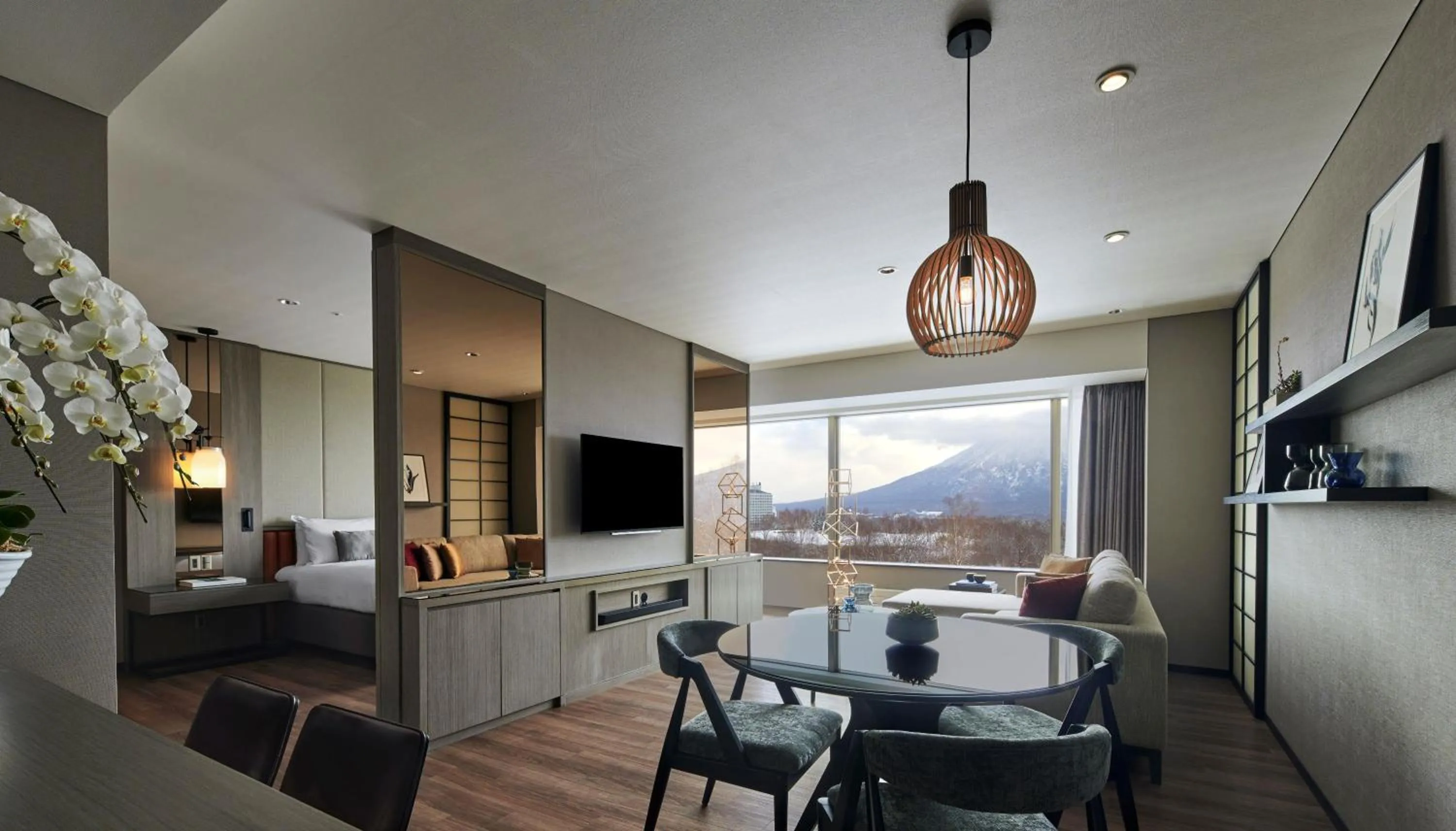 Living room in Hinode Hills Niseko Village