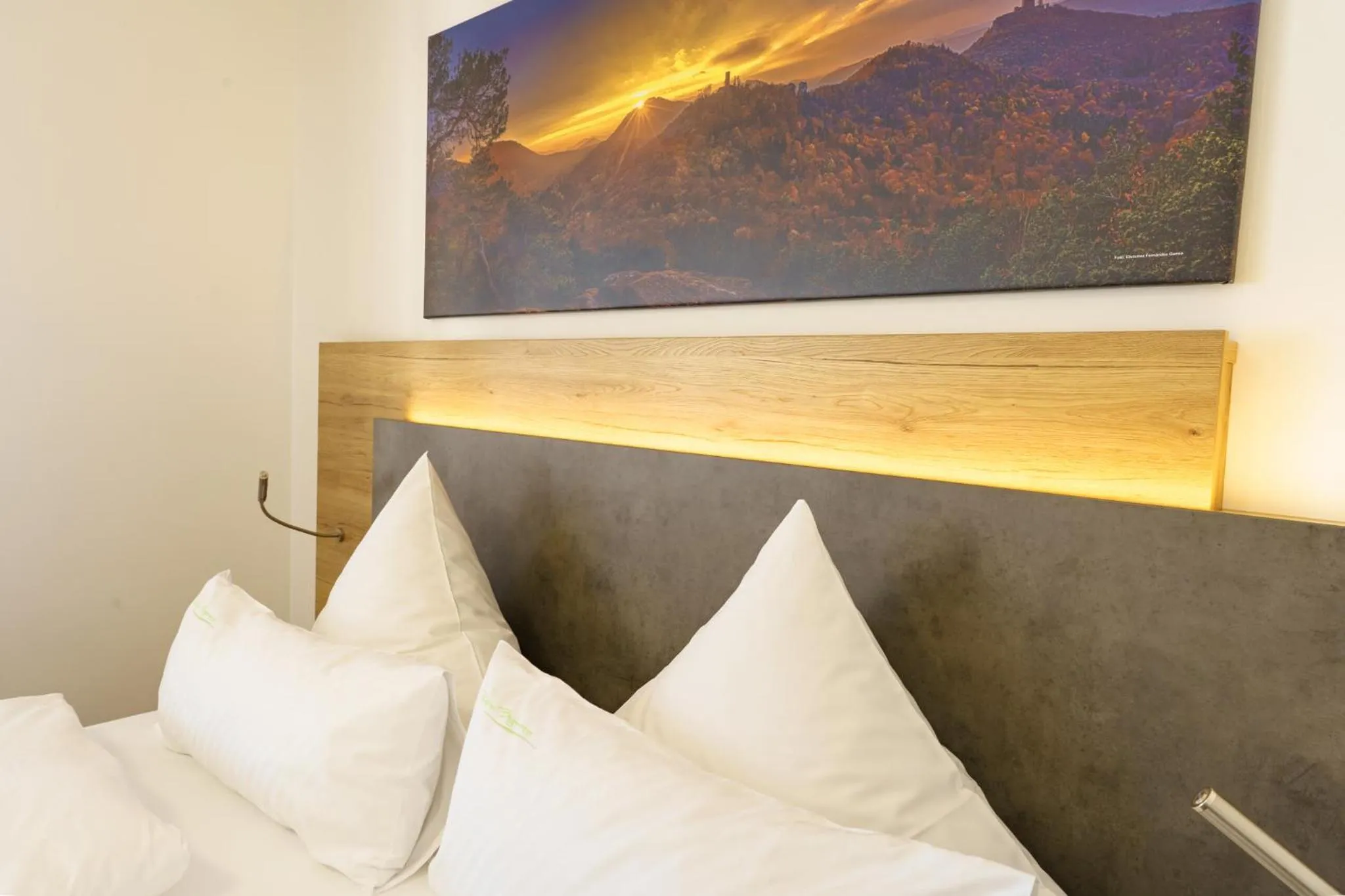 Bed in Pension Bergterrasse