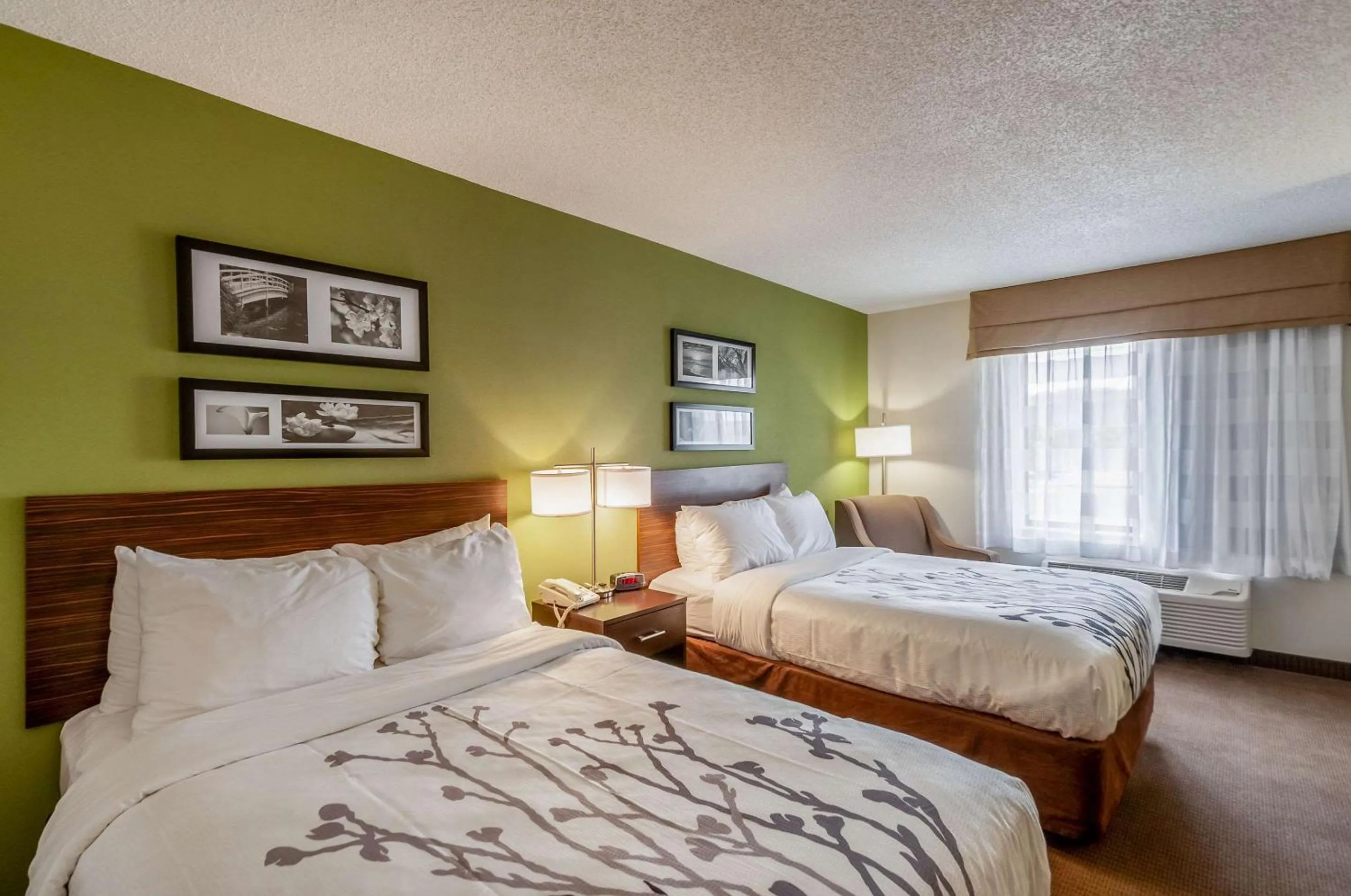 Bedroom, Bed in Sleep Inn & Suites Harrisonburg near University