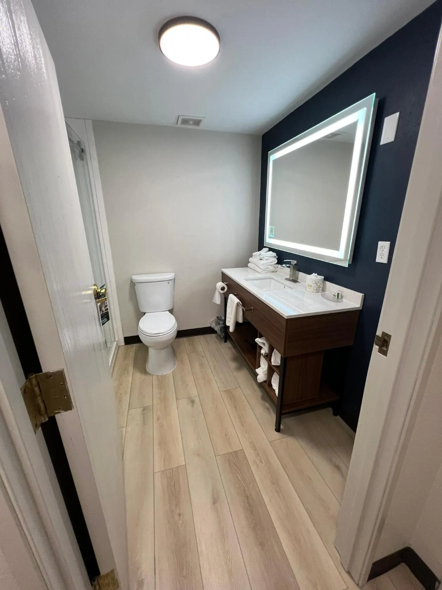 Bathroom in Wingate by Wyndham I-81 Exit 101- Newly Renovated