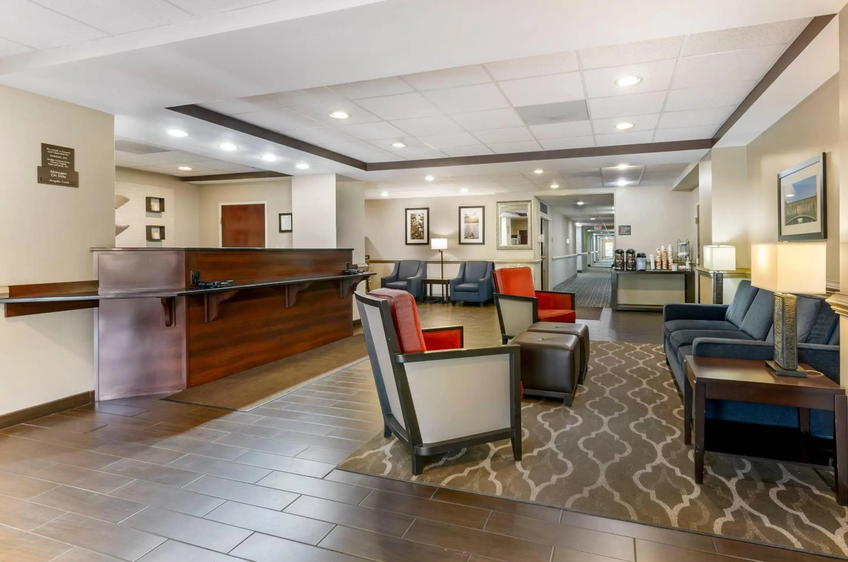 Lobby or reception in Comfort Inn & Suites Christiansburg I-81