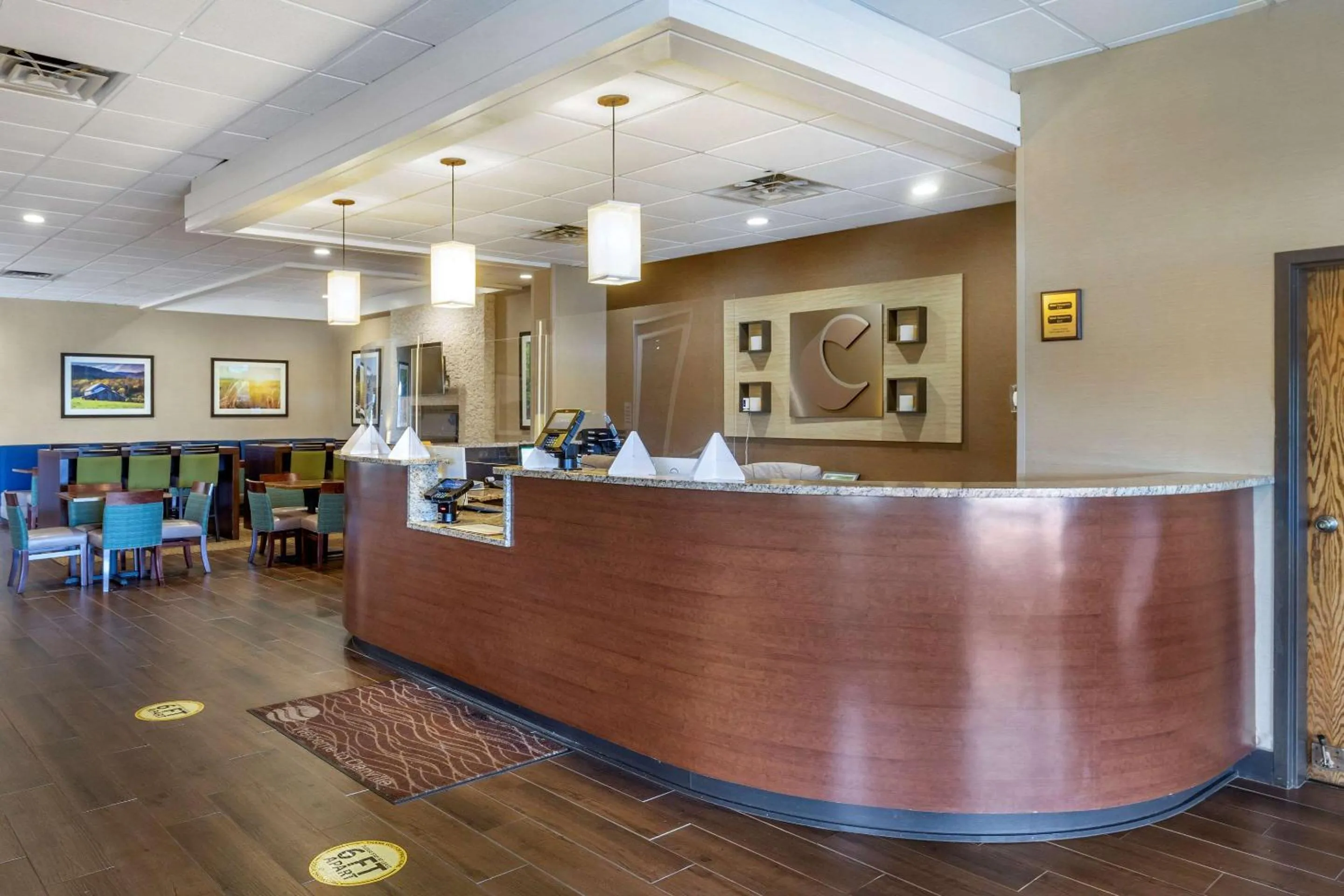 Lobby or reception in Comfort Inn & Suites near Danville Mall