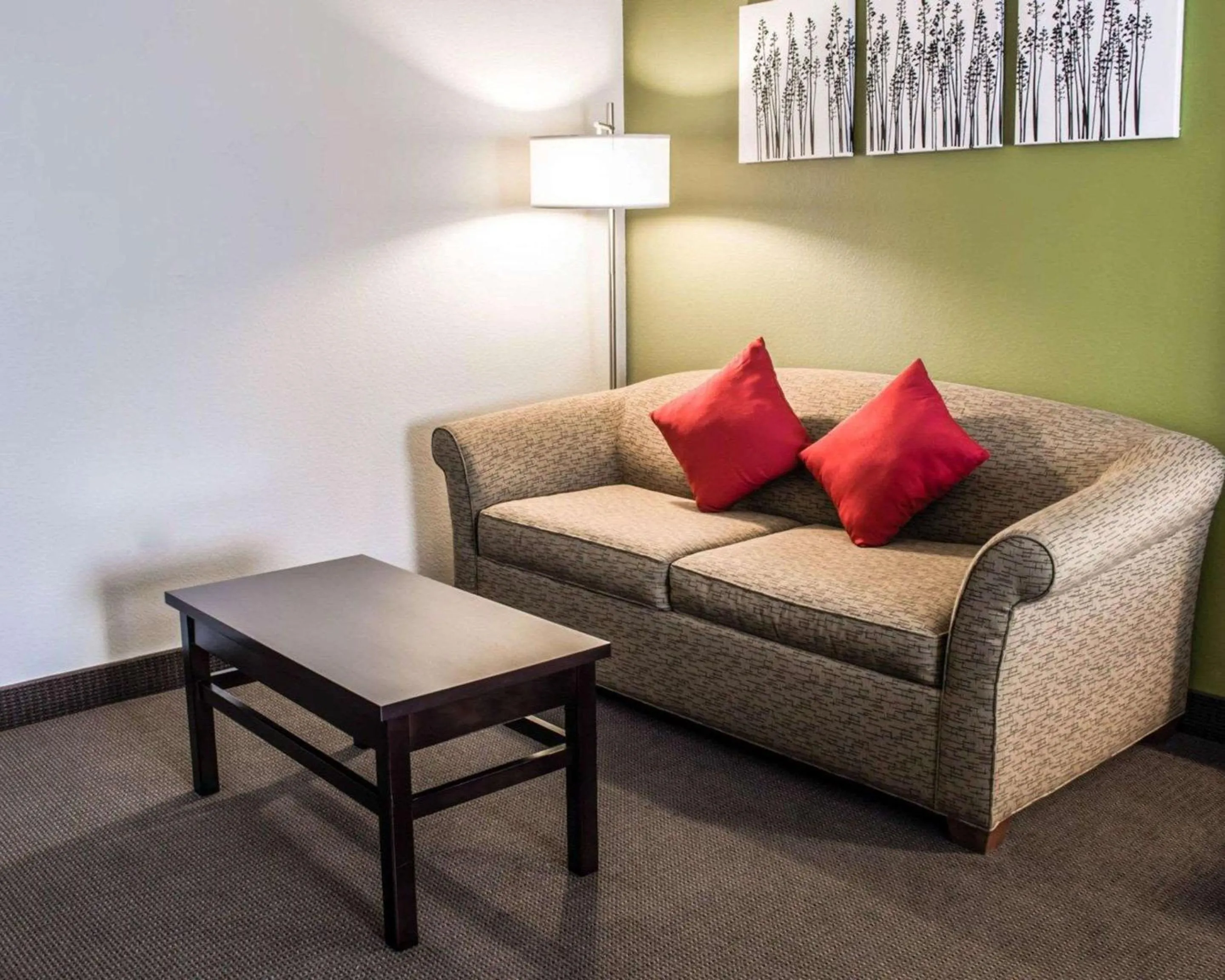 Bedroom in Sleep Inn & Suites Virginia Horse Center