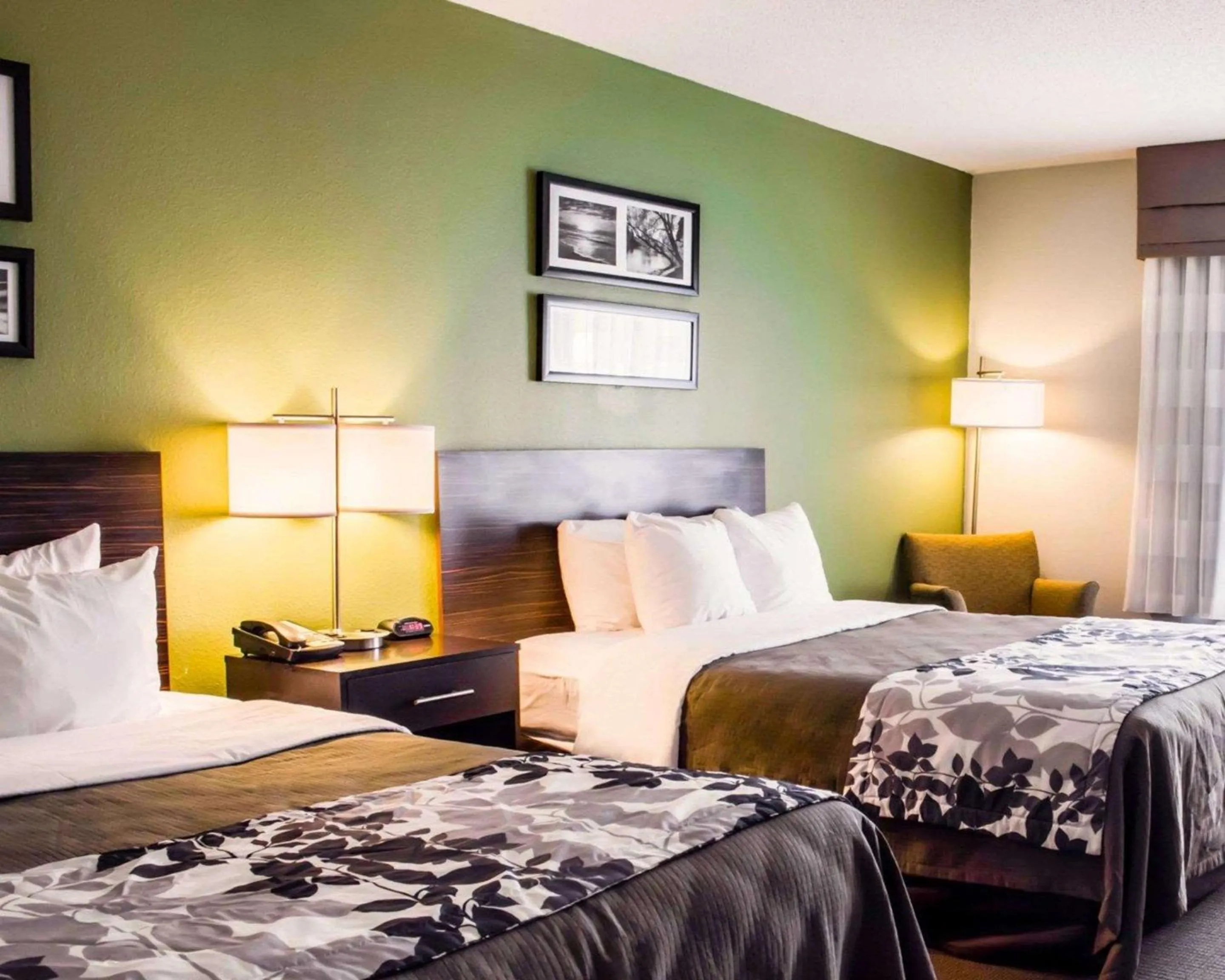 Bedroom, Bed in Sleep Inn & Suites Virginia Horse Center