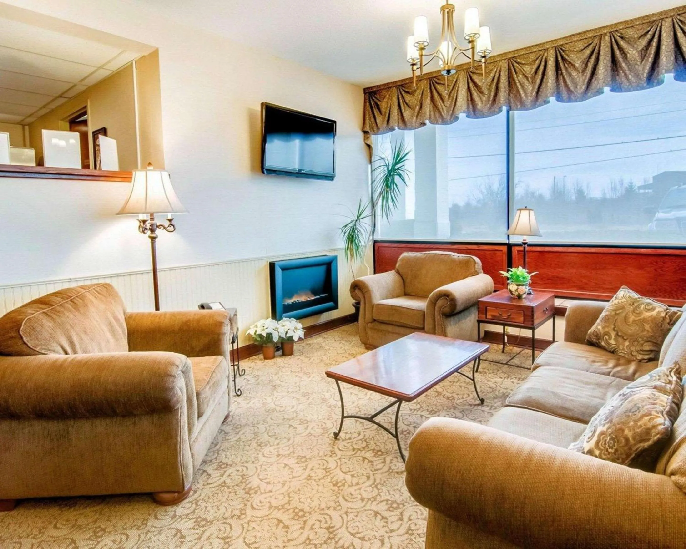 Lobby or reception in Quality Inn Christiansburg - Blacksburg