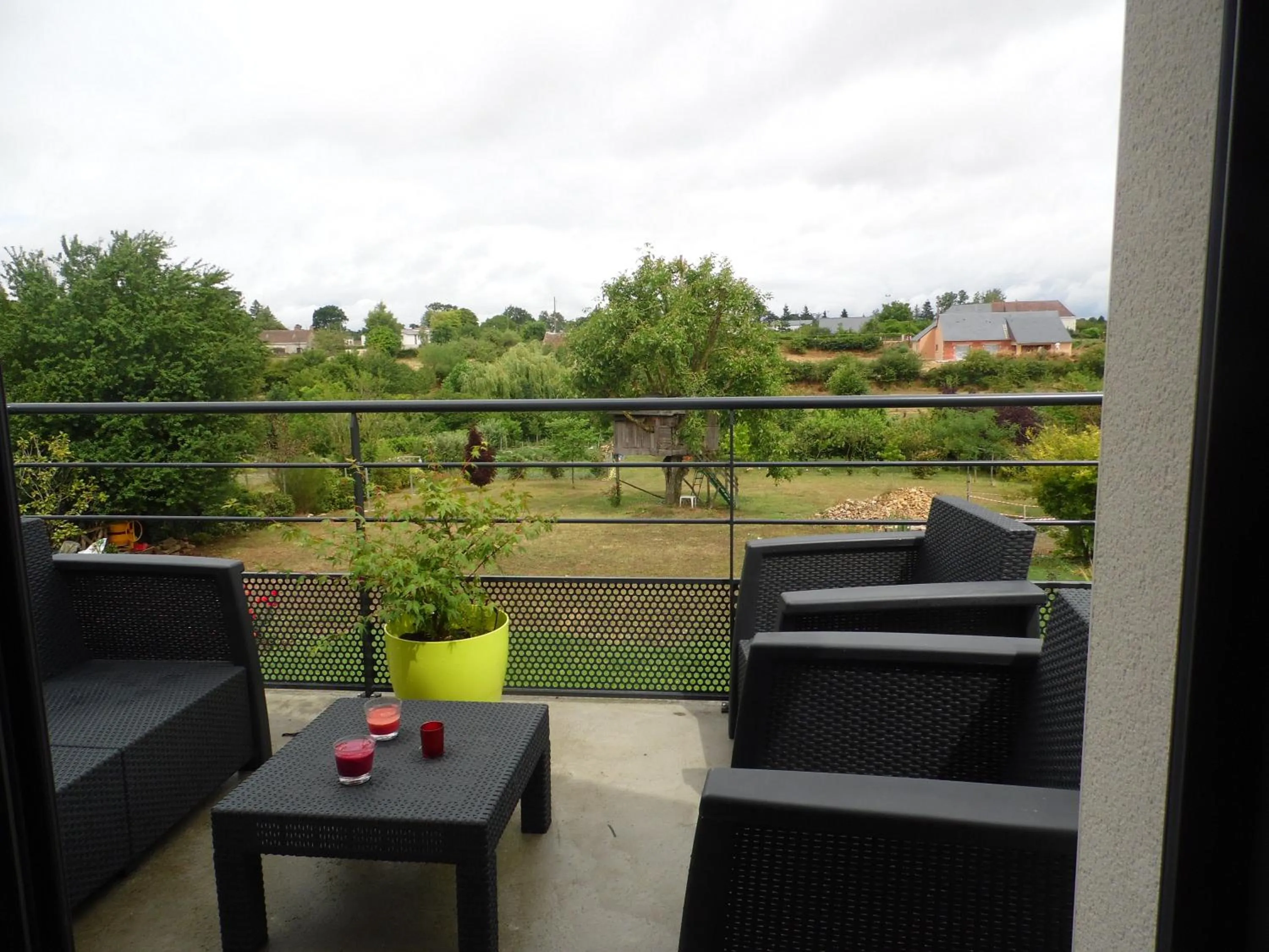 Balcony/Terrace in AU PARFUM DES LAVANDES