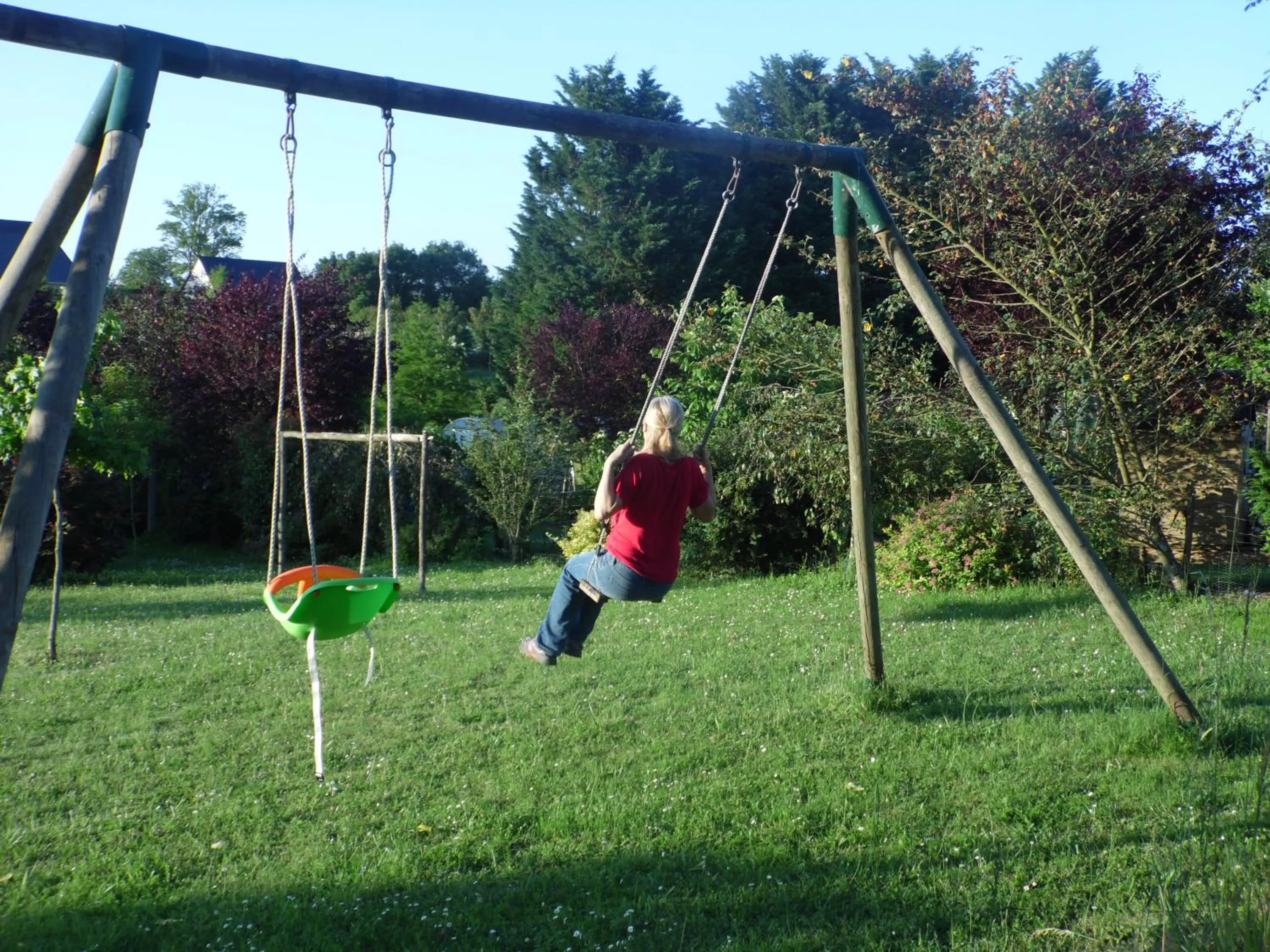 Children play ground in AU PARFUM DES LAVANDES