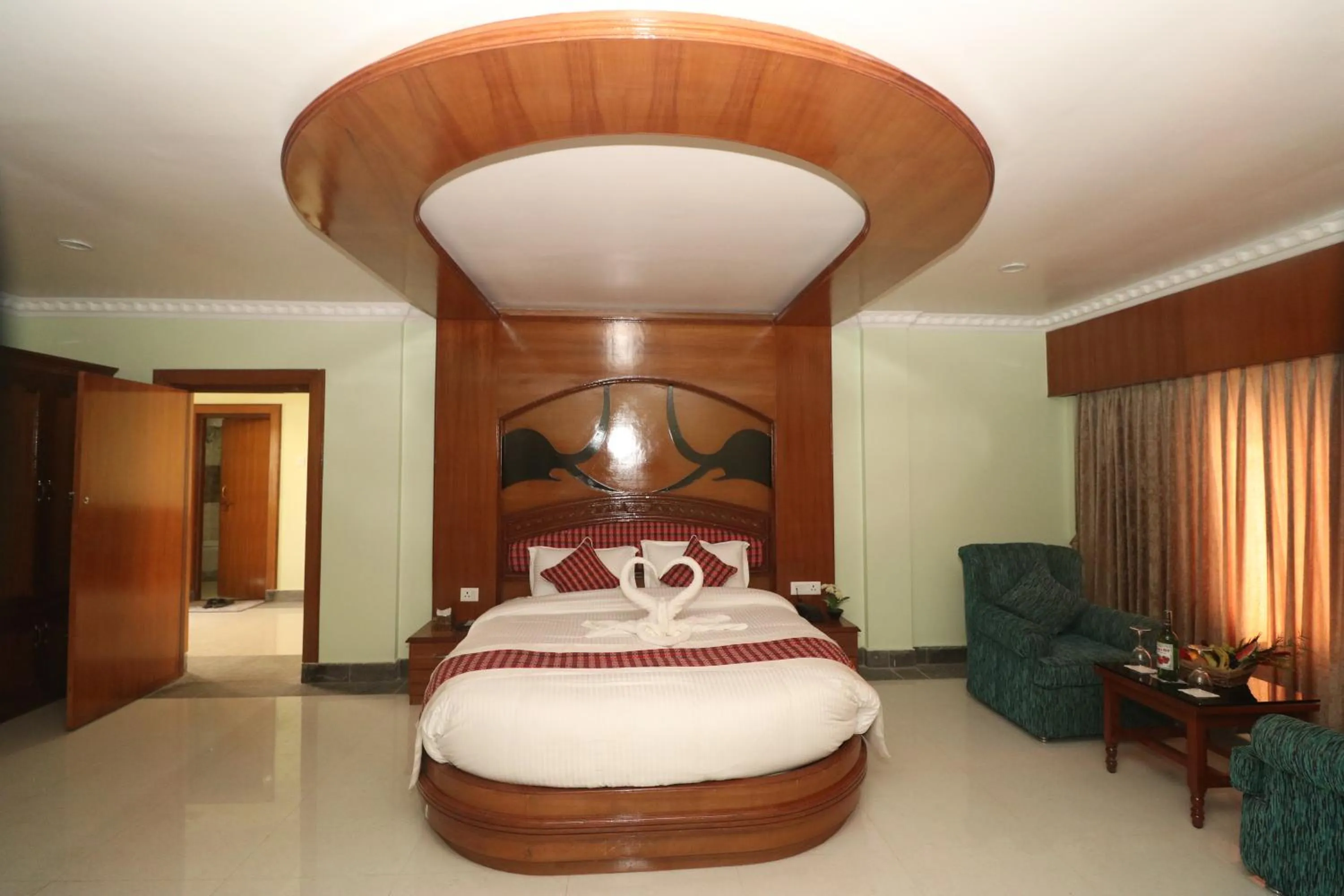 Bed in Hotel Earth Light Sauraha