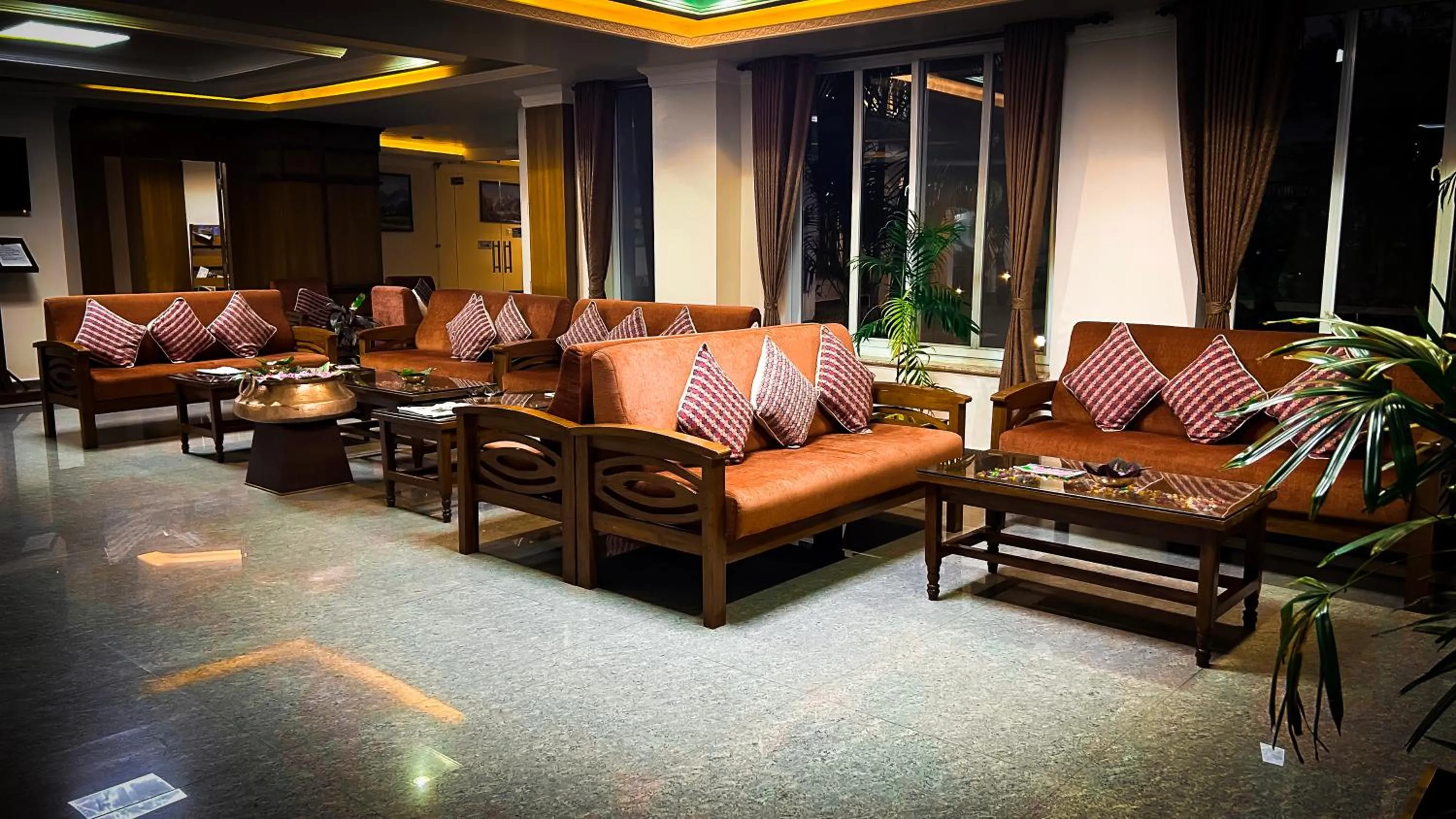 Lobby or reception in Hotel Earth Light Sauraha