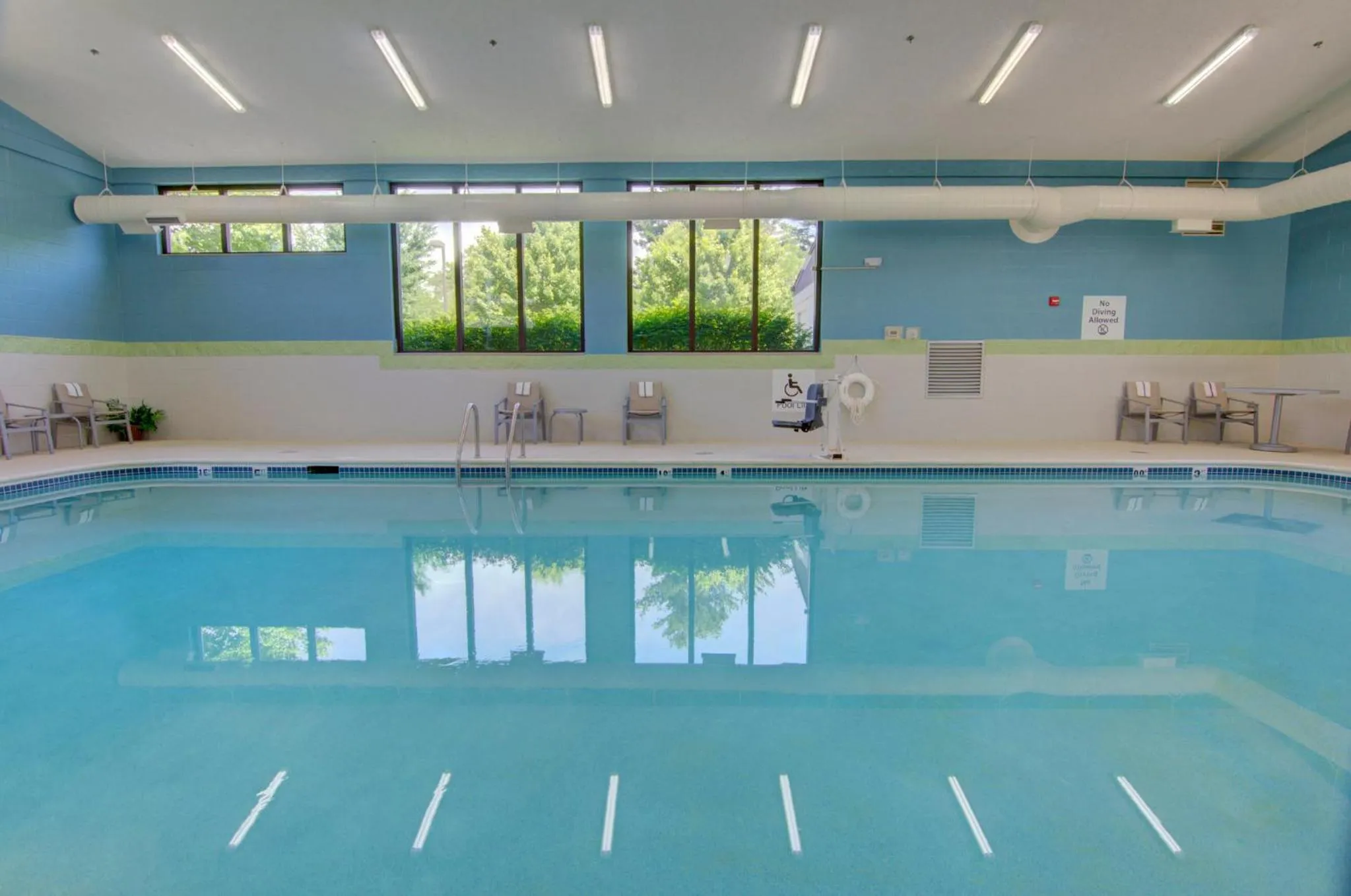 Swimming pool in Holiday Inn Express Blacksburg by IHG