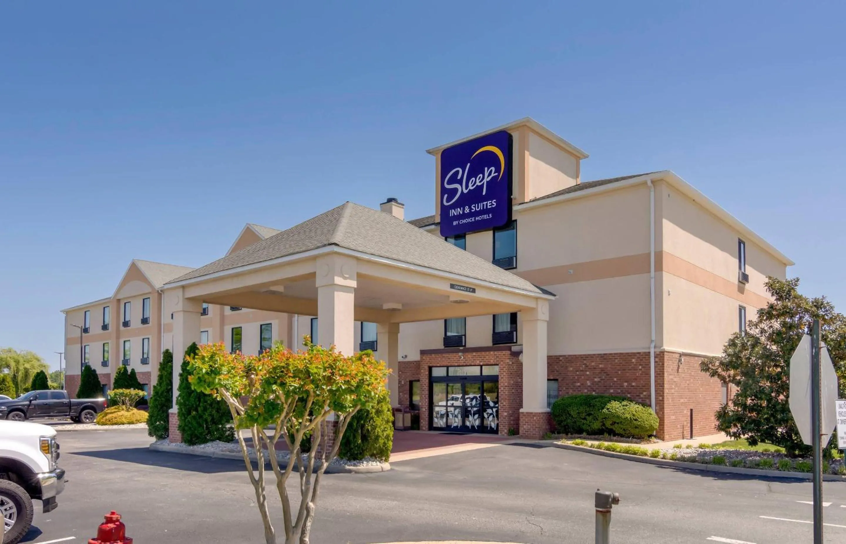 Property building in Sleep Inn & Suites Prince George near Fort Lee
