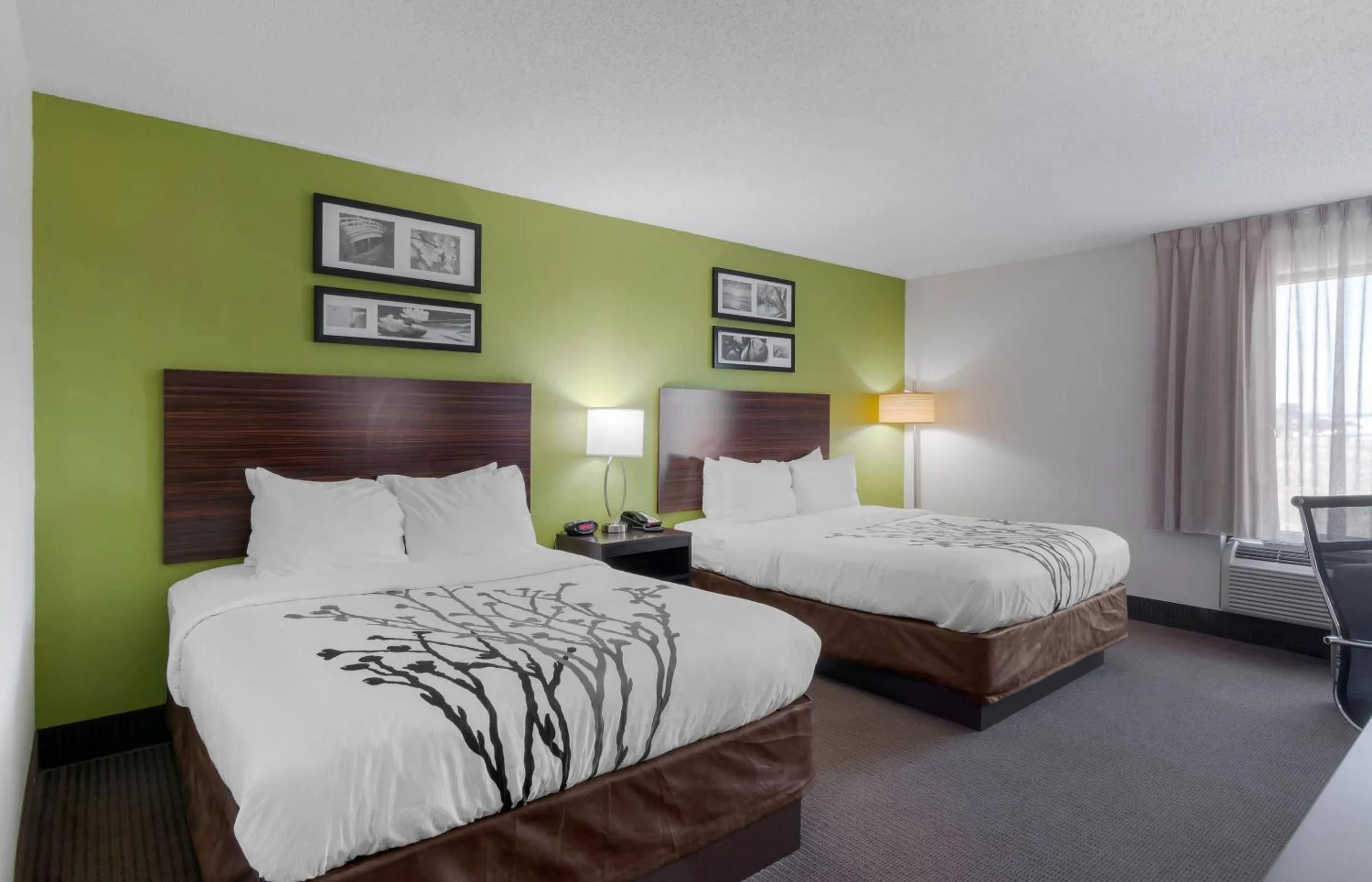 Bedroom, Bed in Sleep Inn & Suites Prince George near Fort Lee