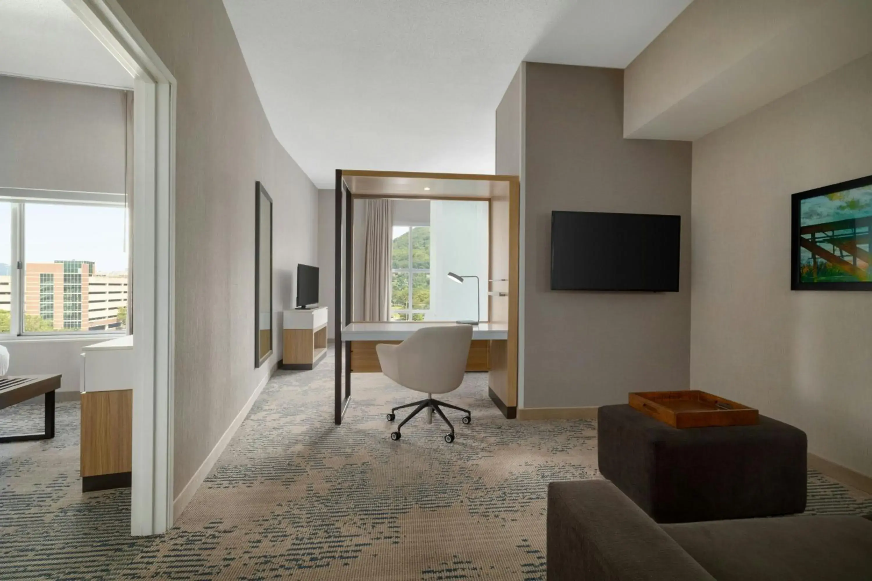 Two-Bedroom Suite with Mountain View in SpringHill Suites by Marriott Roanoke Two-Bedroom Suite with Mountain View in SpringHill Suites by Marriott Roanoke