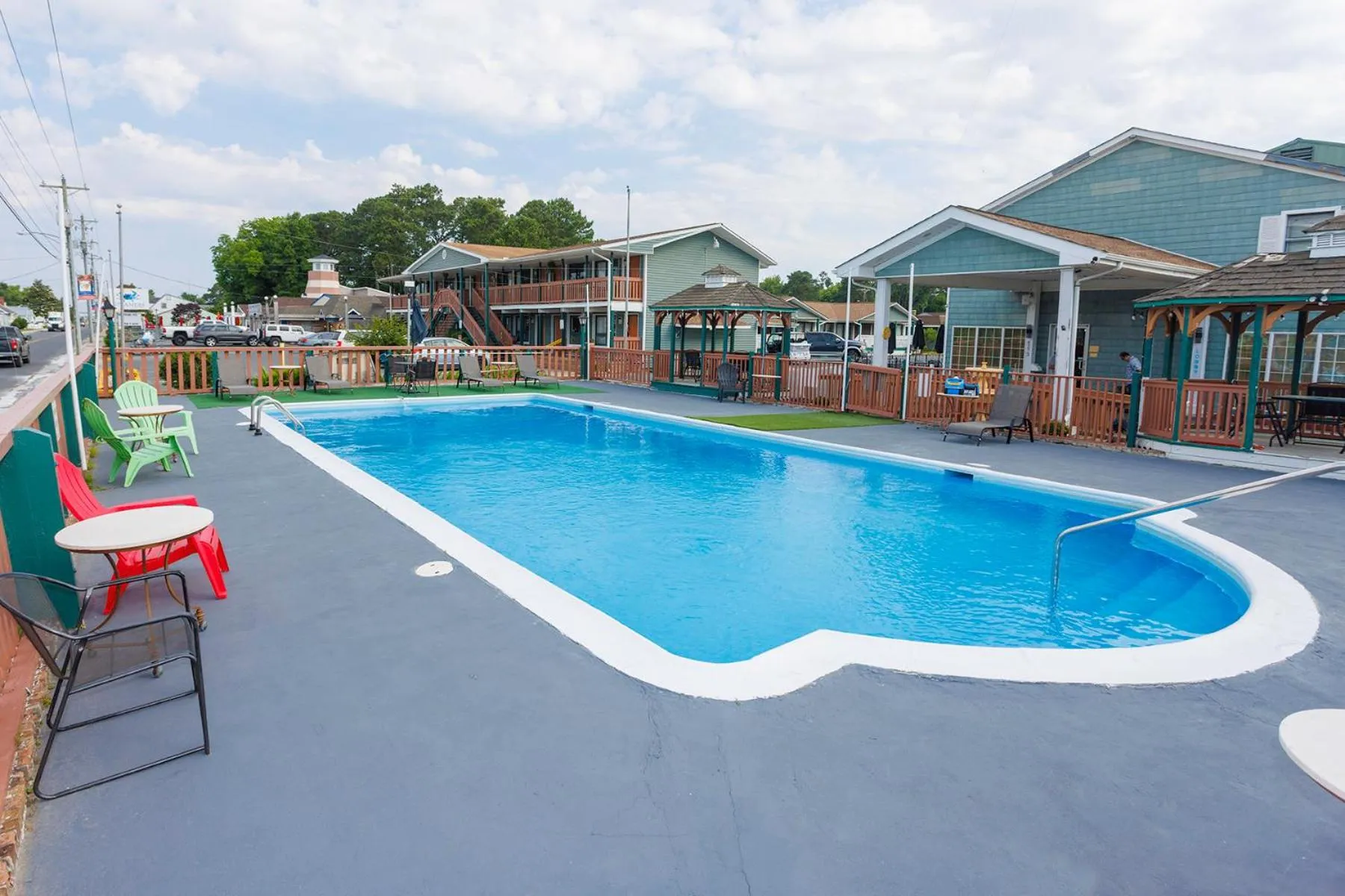 Swimming pool in Atlantic Shores Inn and Suites